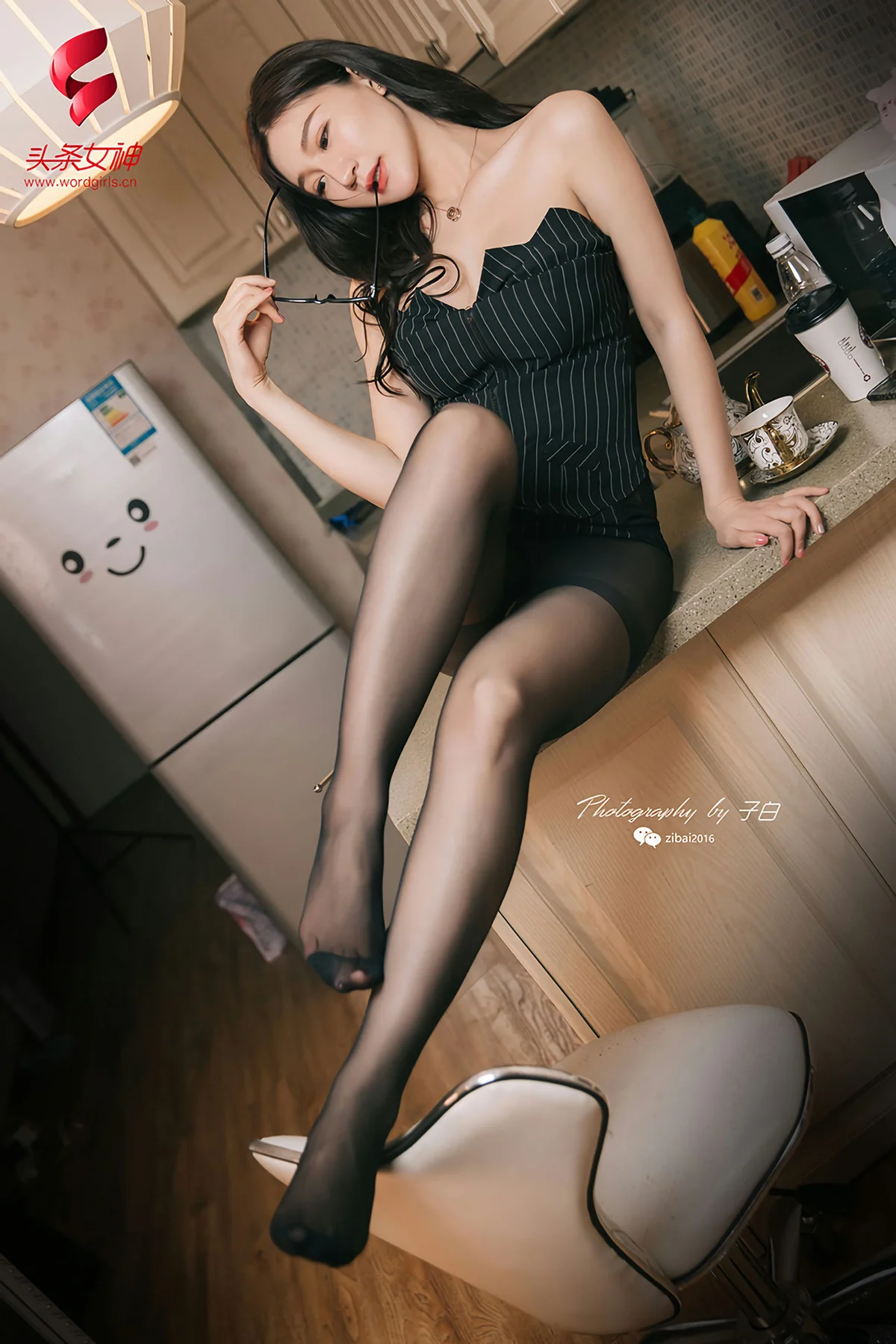 Goddes 头条女神 No.705 玄子 眼镜黑丝美臀 - 8