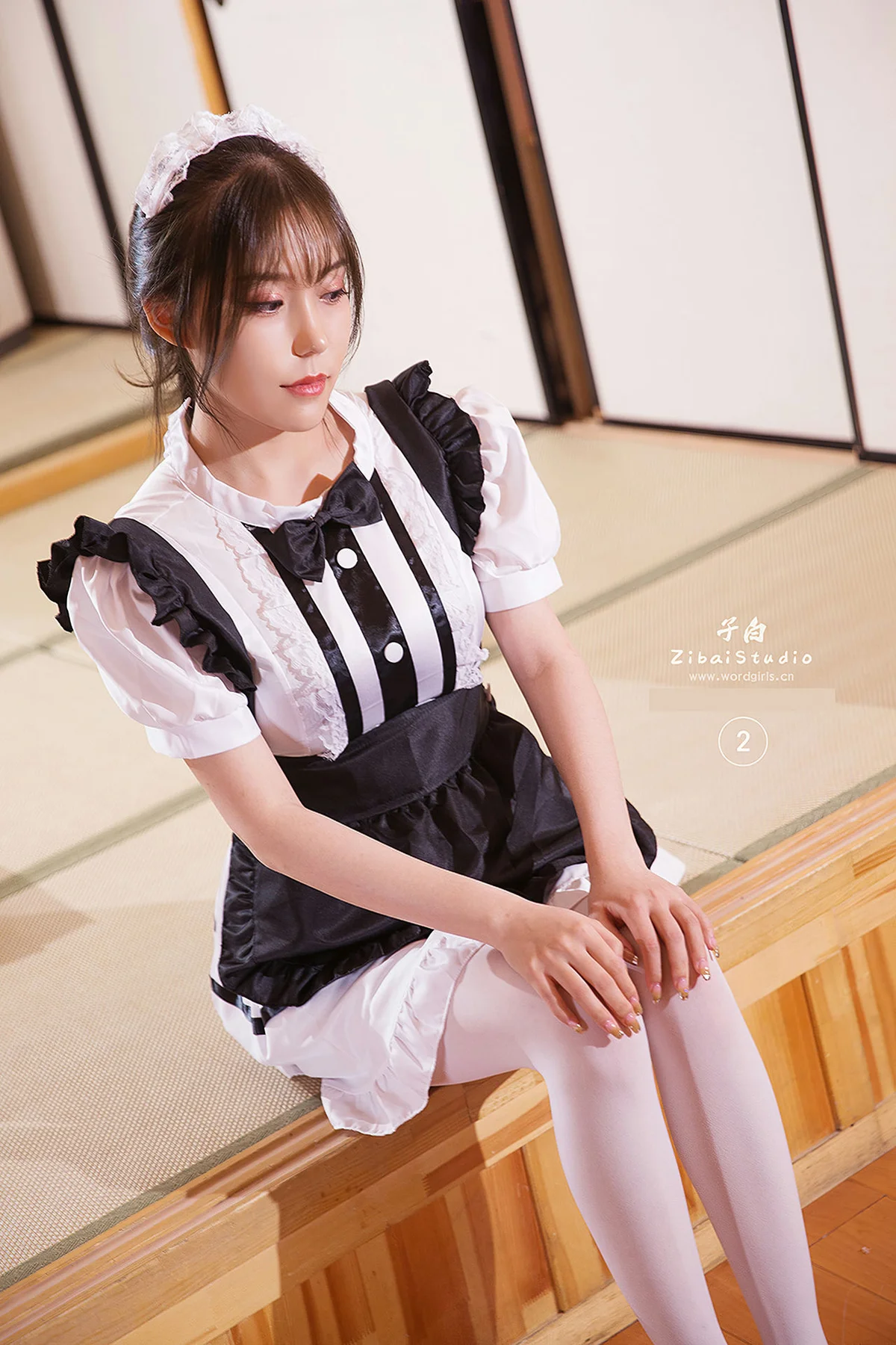 Goddes 头条女神 No.835 丝蜜众筹10P之可爱女仆制服陈亦菲 - 3