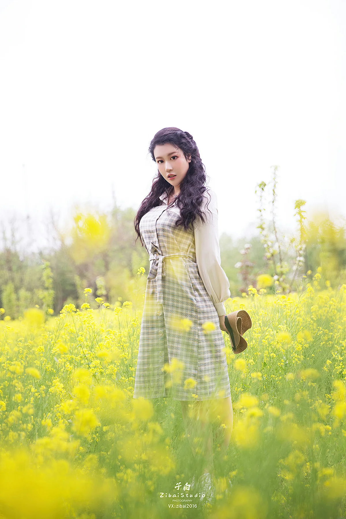 Goddes 头条女神 No.864 油菜花的晴天钟晴 - 9