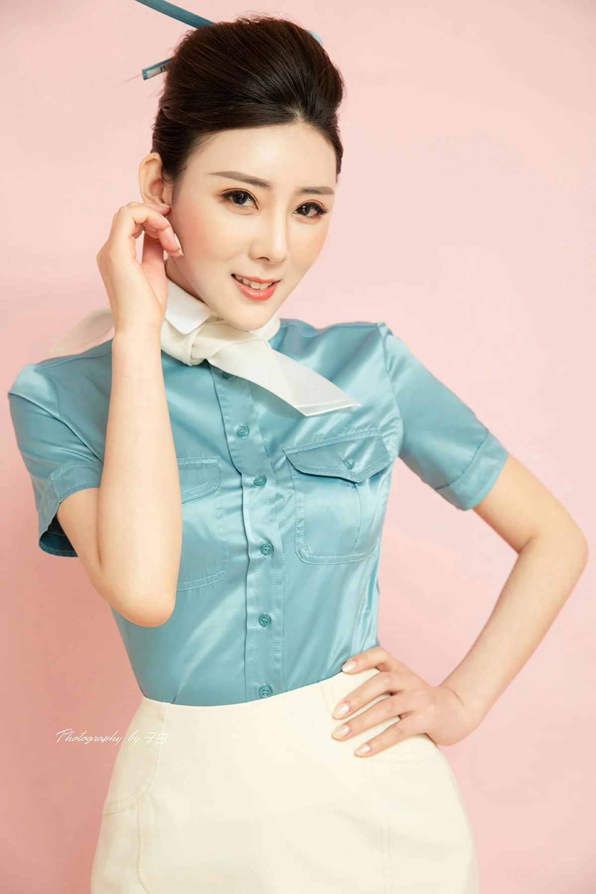 Goddes 头条女神  No.S004 COS大韩航空空姐 - 3