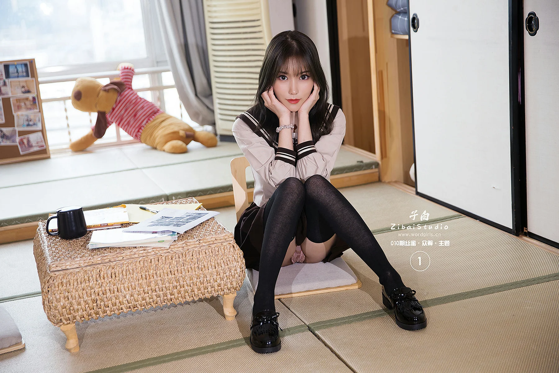 Goddes 头条女神 No.S028 丝蜜VIP版邻家小学妹 陈亦菲 - 5