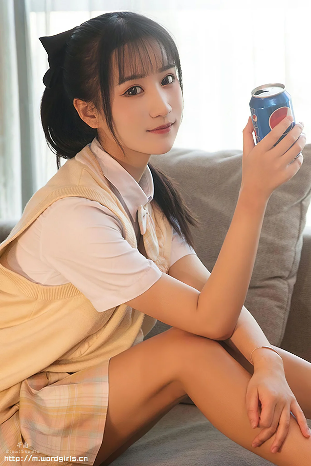 Goddes 头条女神 No.S052 婴宁早上好VIP版 - 5