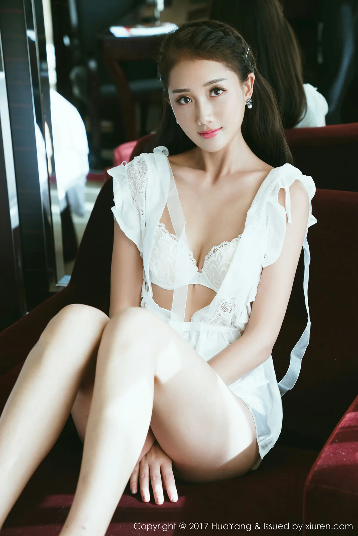 HuaYang 花漾show Vol.009 清纯校服晴儿Anne - 1