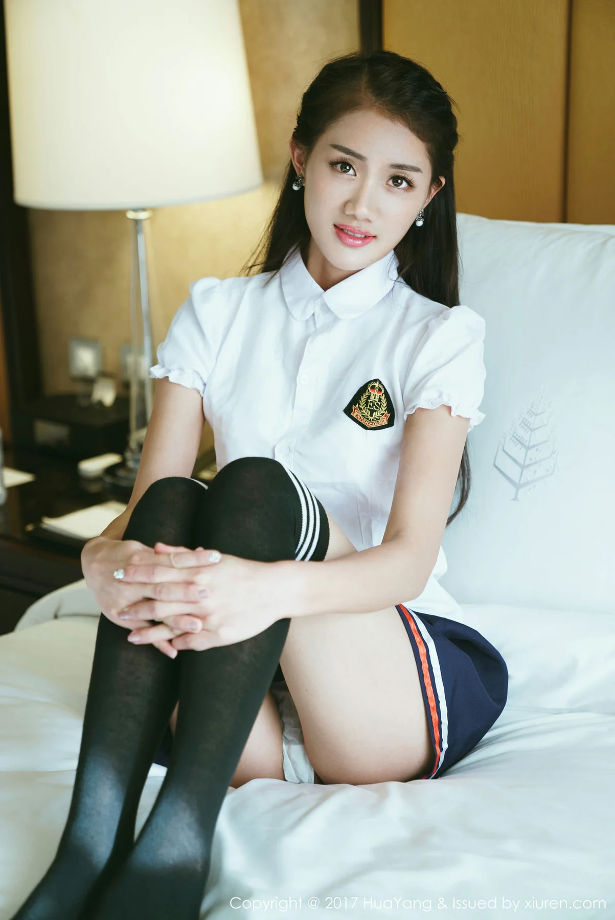 HuaYang 花漾show Vol.009 清纯校服晴儿Anne - 7