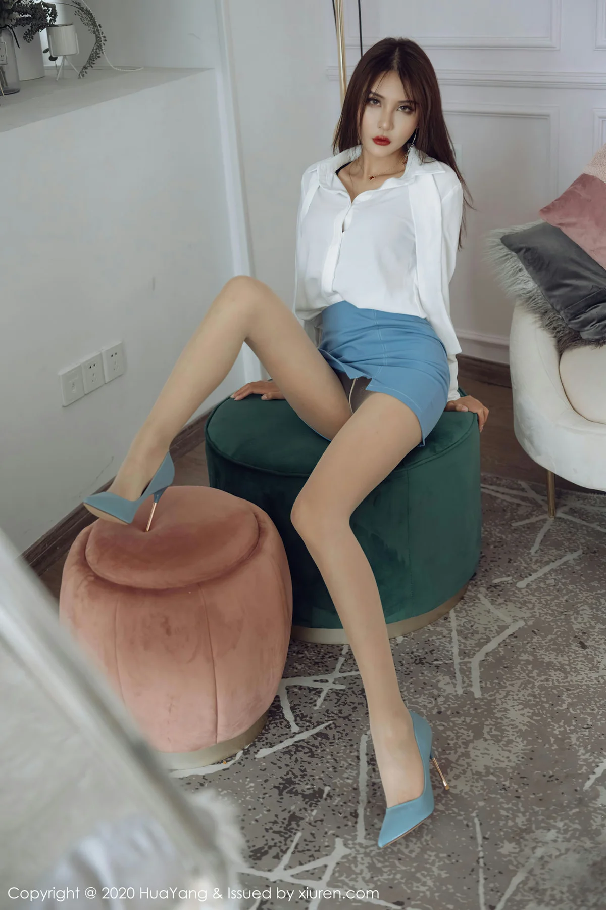 HuaYang 花漾show Vol.291 顾奈奈 秘书ol娇躯 - 9