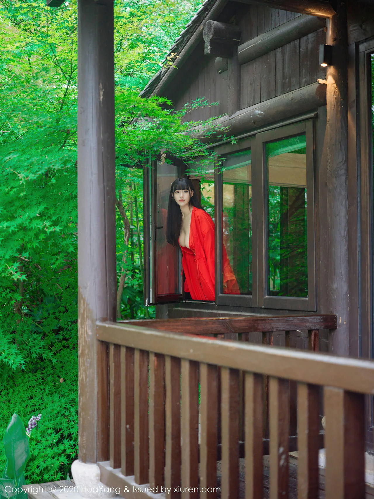 HuaYang 花漾show Vol.310 古典长裙动人 朱可儿 - 1