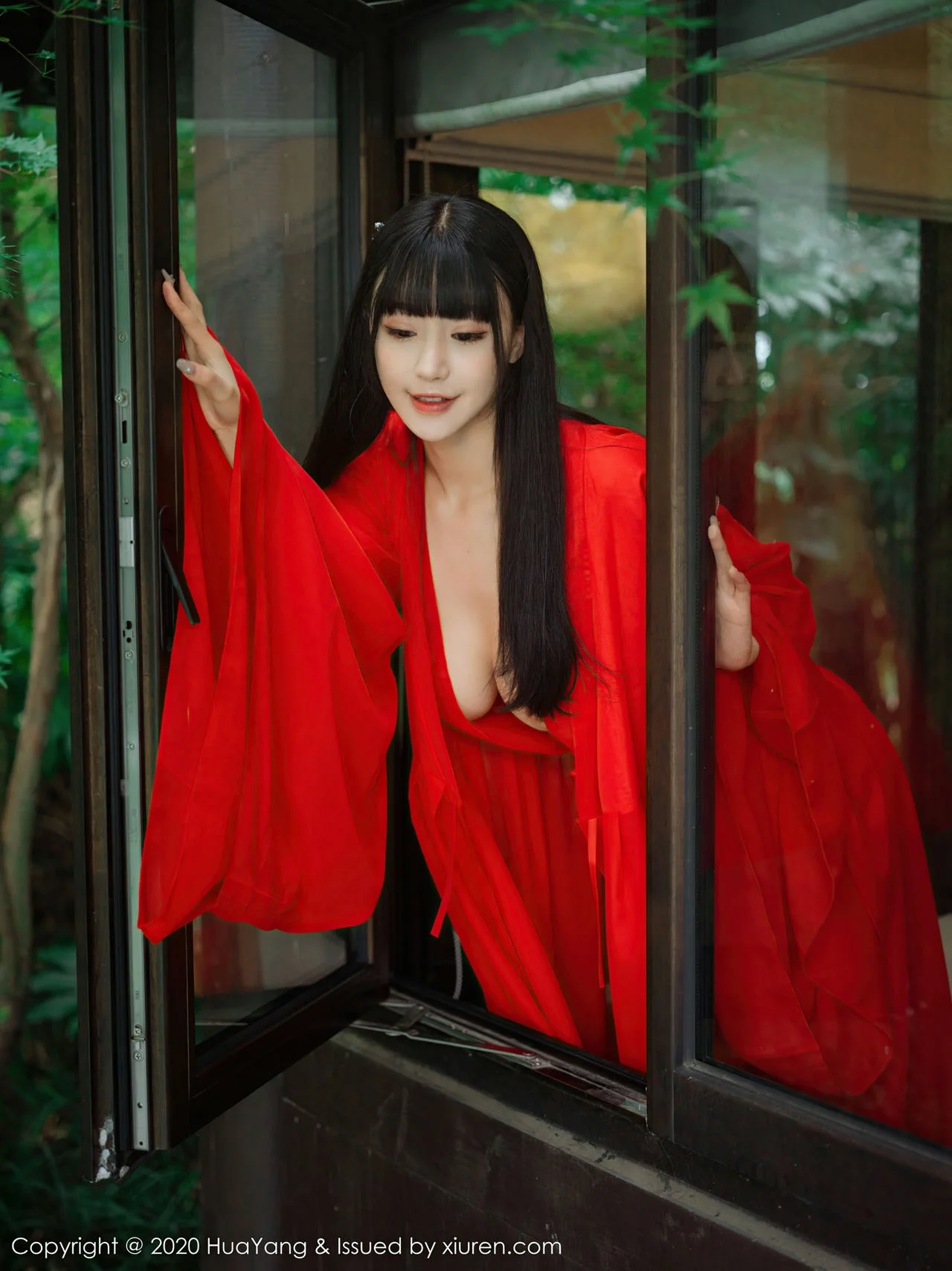 HuaYang 花漾show Vol.310 古典长裙动人 朱可儿 - 3