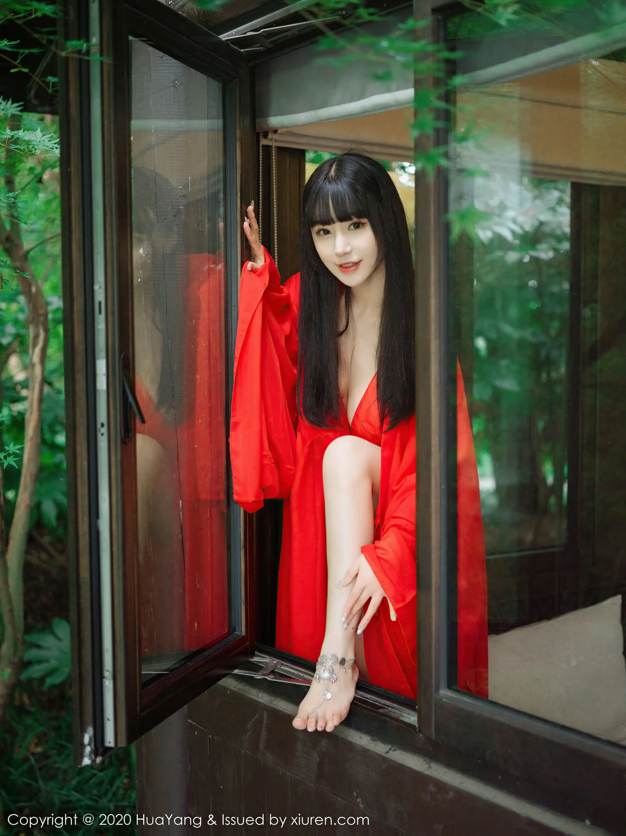 HuaYang 花漾show Vol.310 古典长裙动人 朱可儿 - 6