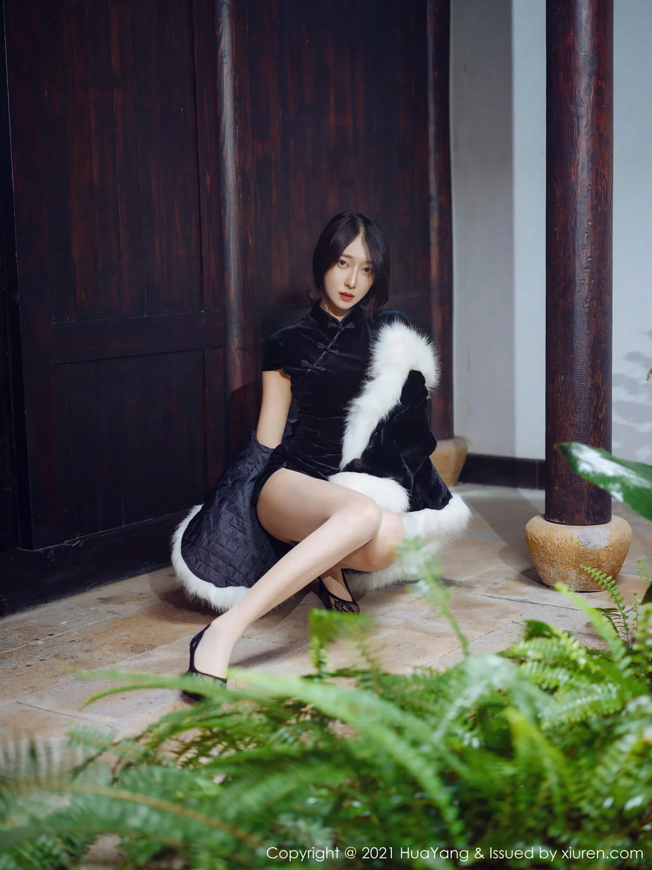 HuaYang 花漾show Vol.353 典雅韵味旗袍  玥儿玥er  杭州旅拍 - 1