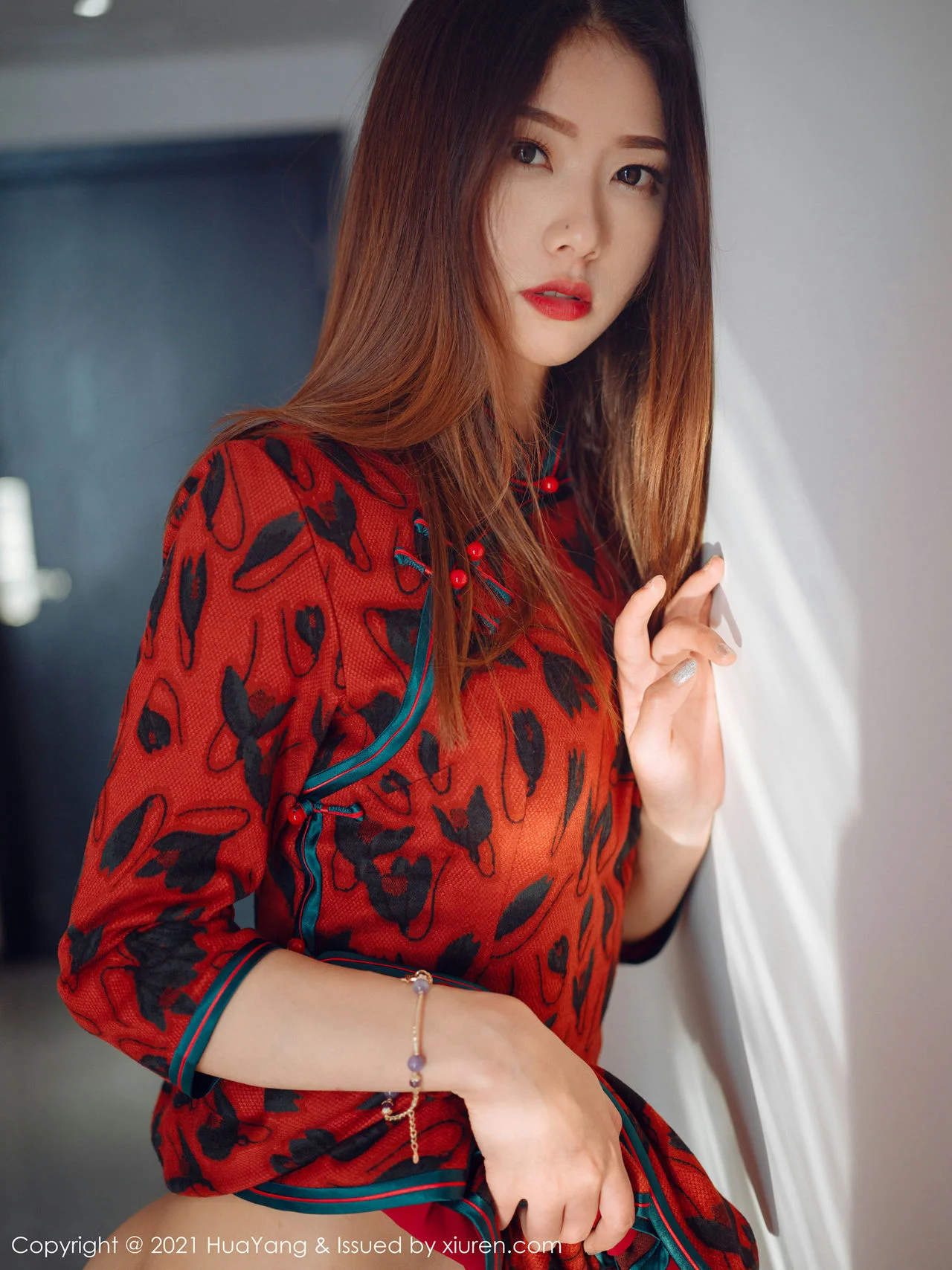 HuaYang 花漾show Vol.369  色彩艳丽旗袍 方子萱 - 8