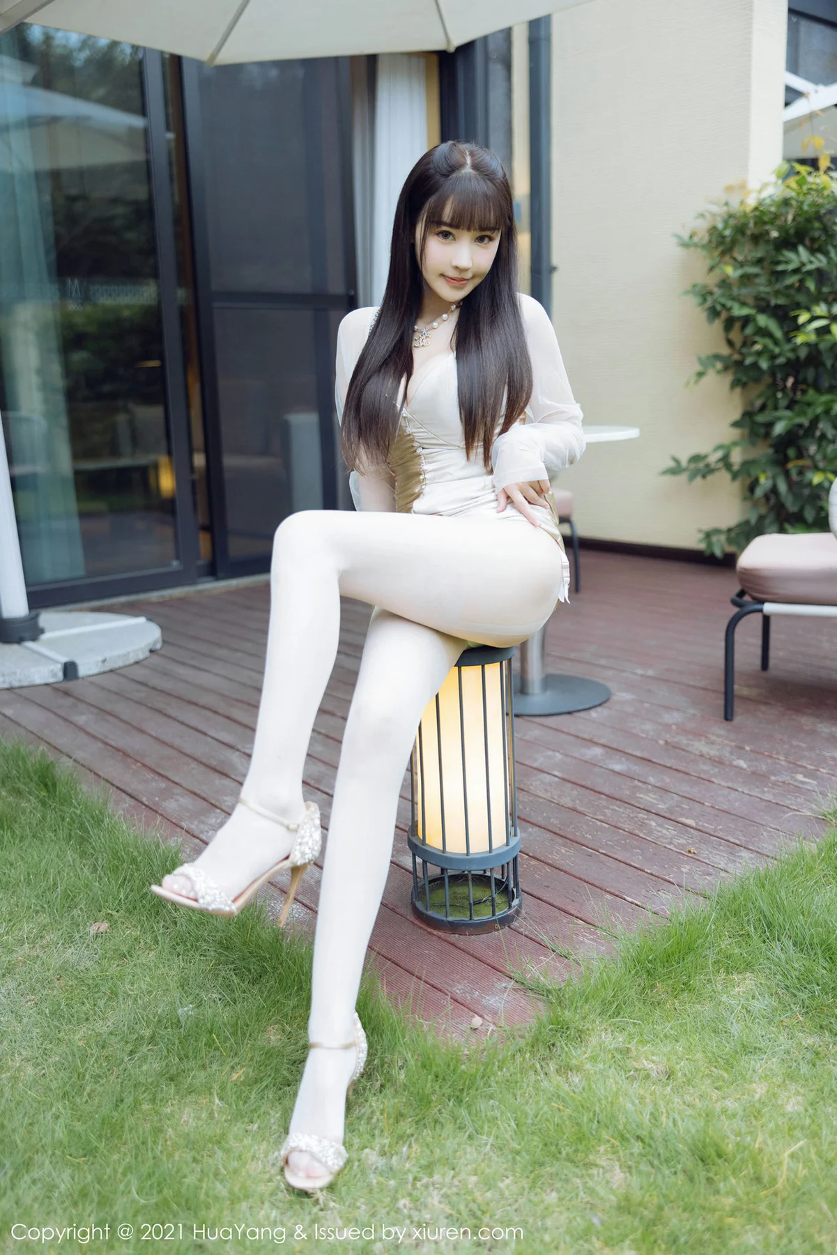 HuaYang 花漾show Vol.471 白纱丝袜 朱可儿Flower 成都旅拍33 - 6