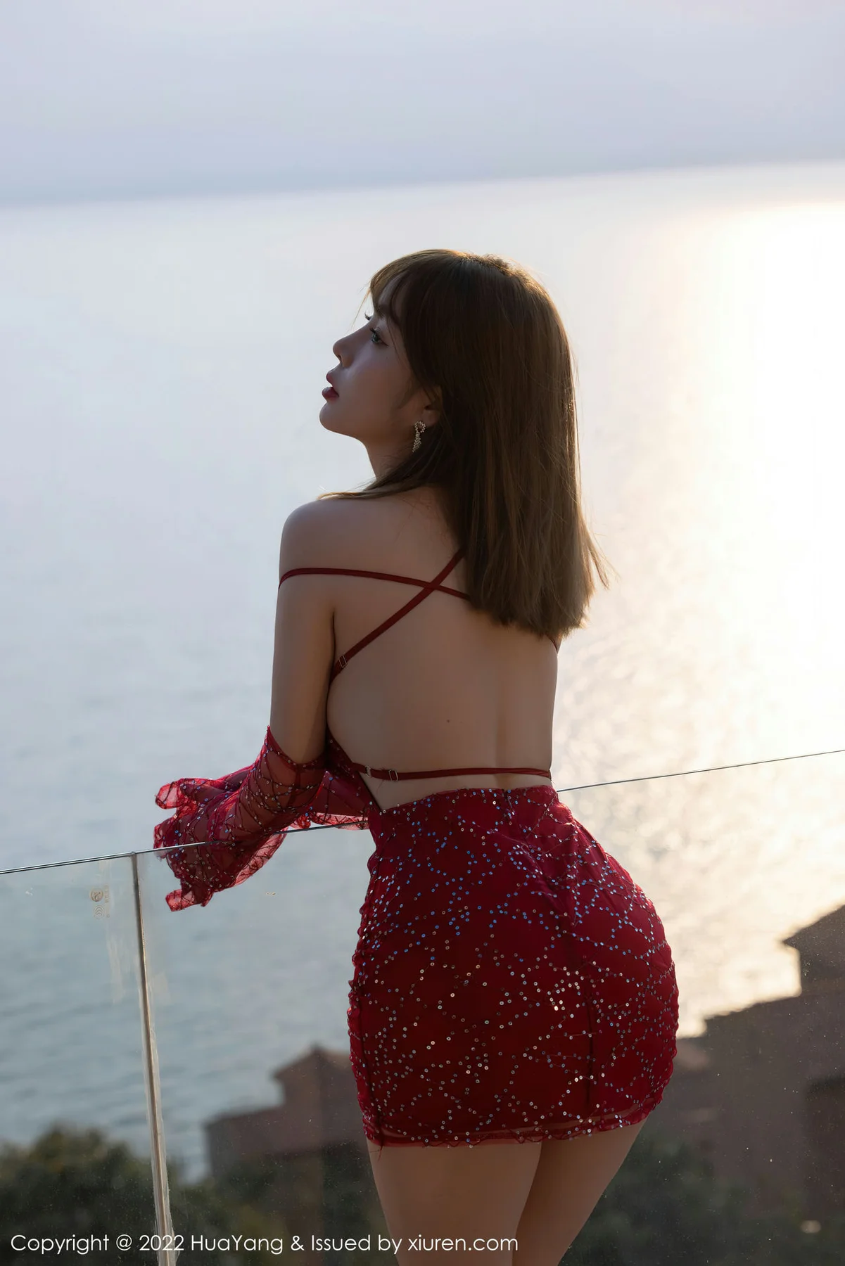 HuaYang 花漾show Vol.506 王雨纯 红色吊带短裙大理旅拍1 - 4
