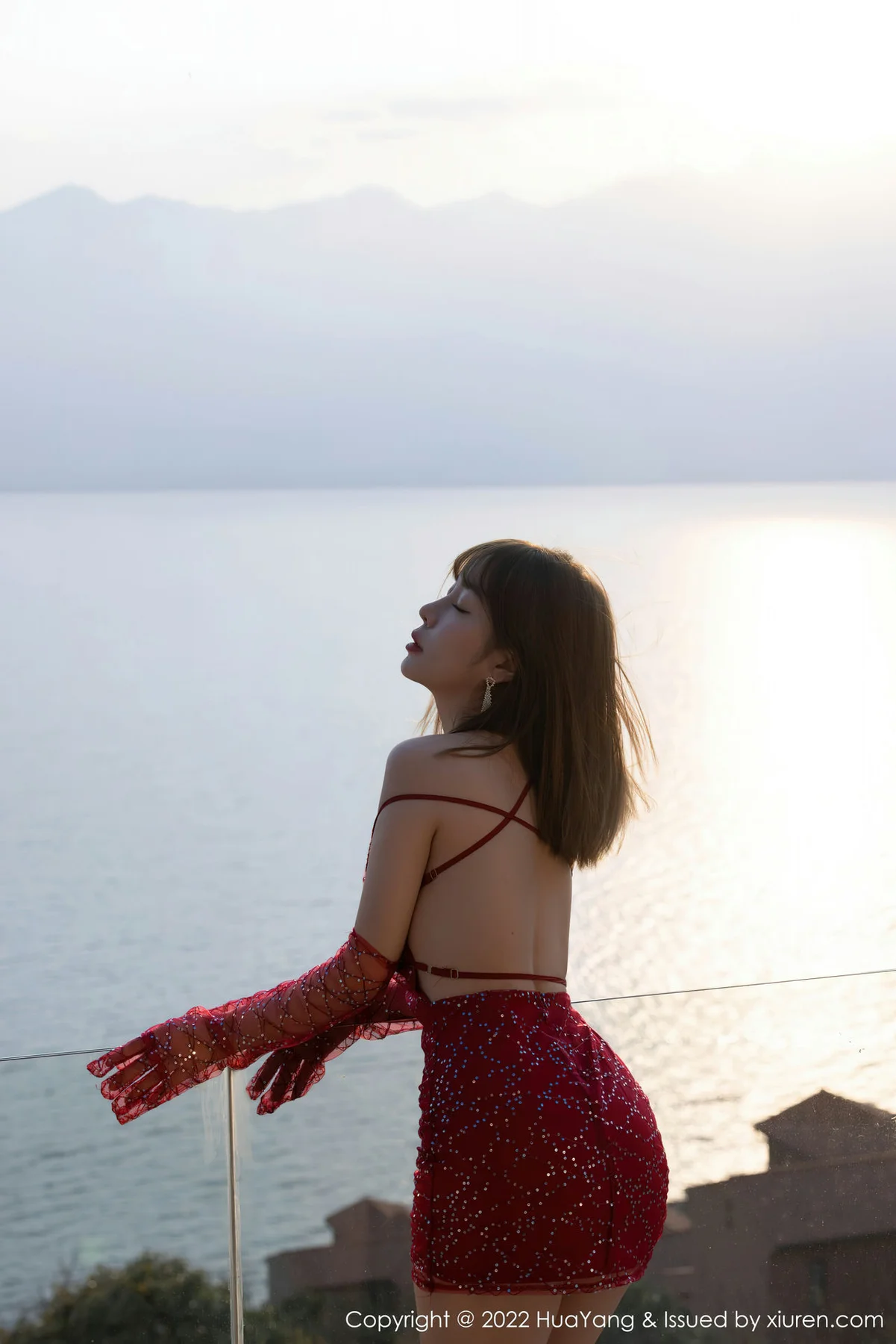 HuaYang 花漾show Vol.506 王雨纯 红色吊带短裙大理旅拍1 - 5
