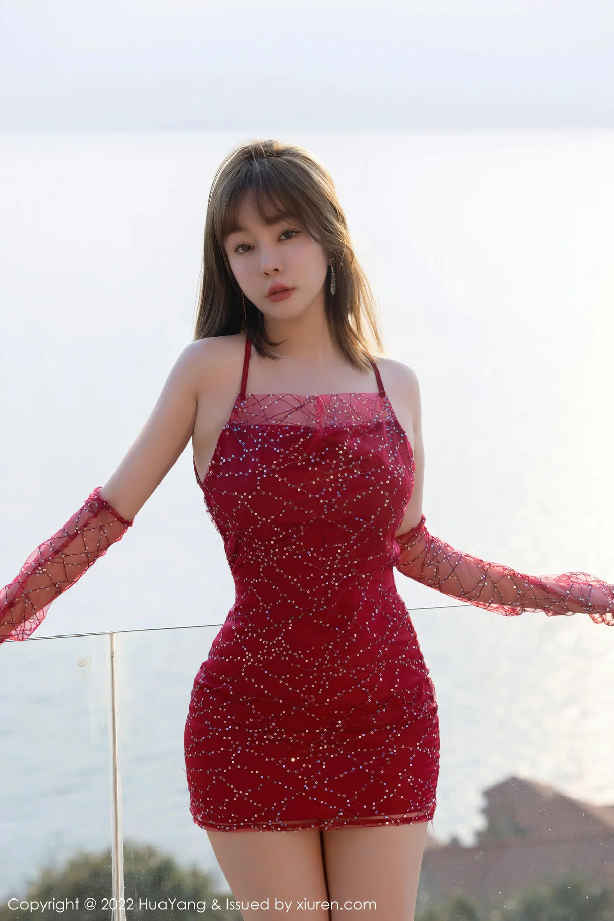 HuaYang 花漾show Vol.506 王雨纯 红色吊带短裙大理旅拍1 - 6