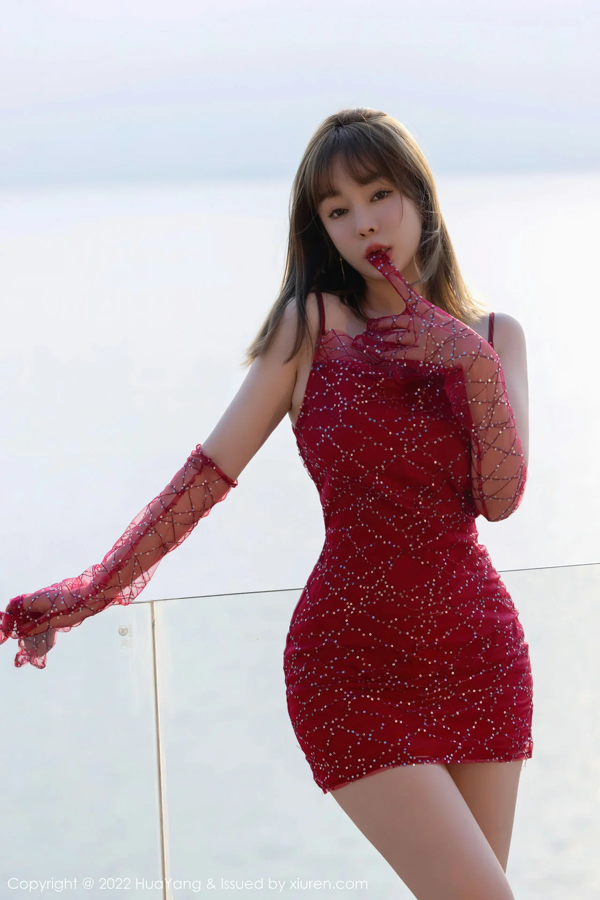 HuaYang 花漾show Vol.506 王雨纯 红色吊带短裙大理旅拍1 - 8