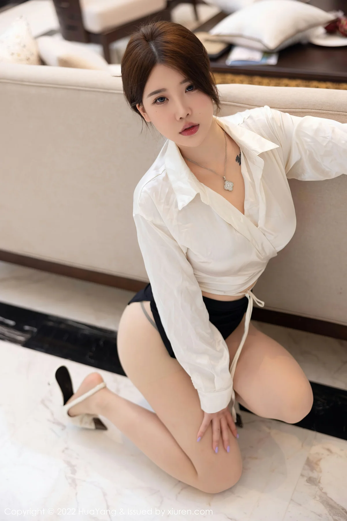 HuaYang 花漾show Vol.516 小海臀Rena 黑色短裙西双版纳旅拍22 - 7