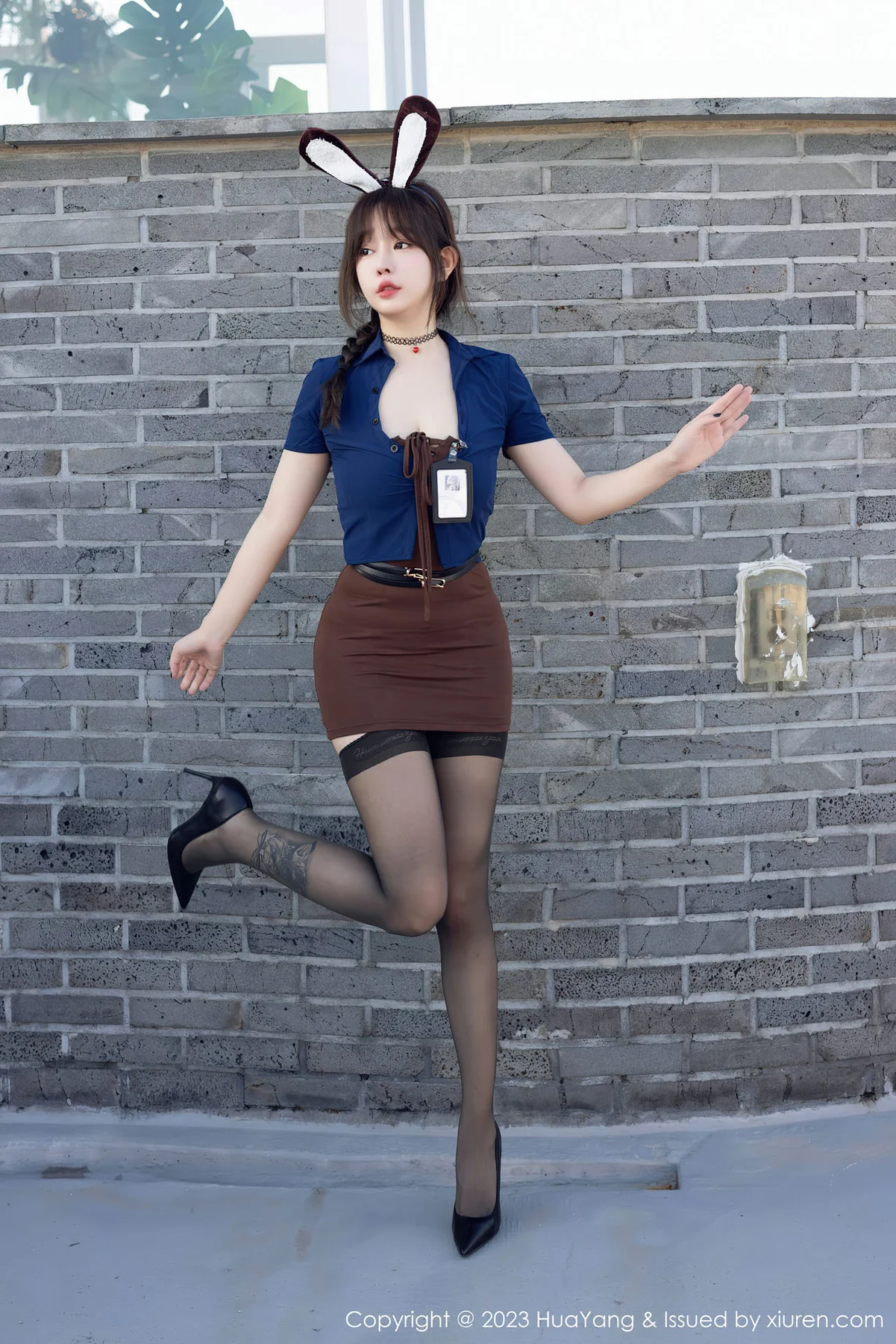 HuaYang 花漾show Vol.555  王雨纯 兔女郎爆乳济州岛旅拍1 - 3