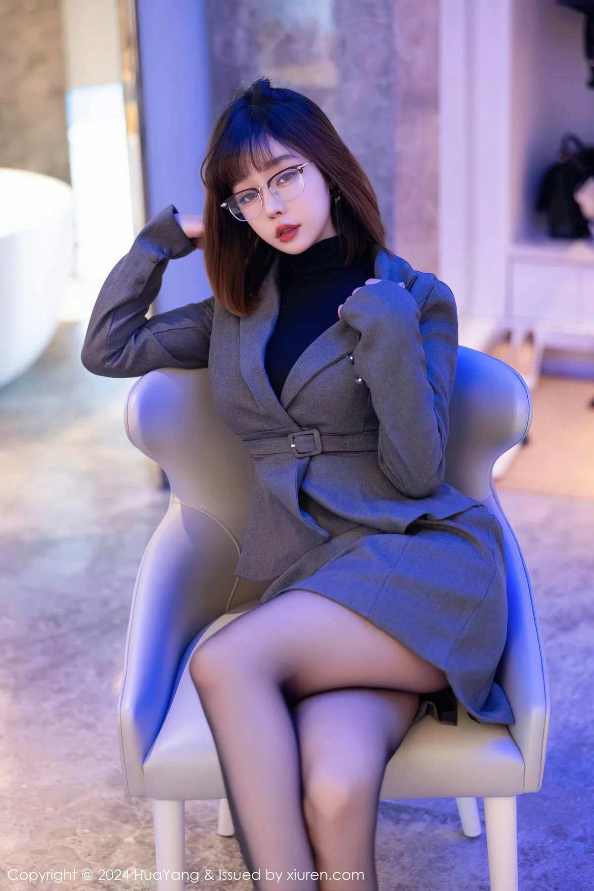 HuaYang 花漾show Vol.566 王雨纯 红色蕾丝内衣性感写真 - 6