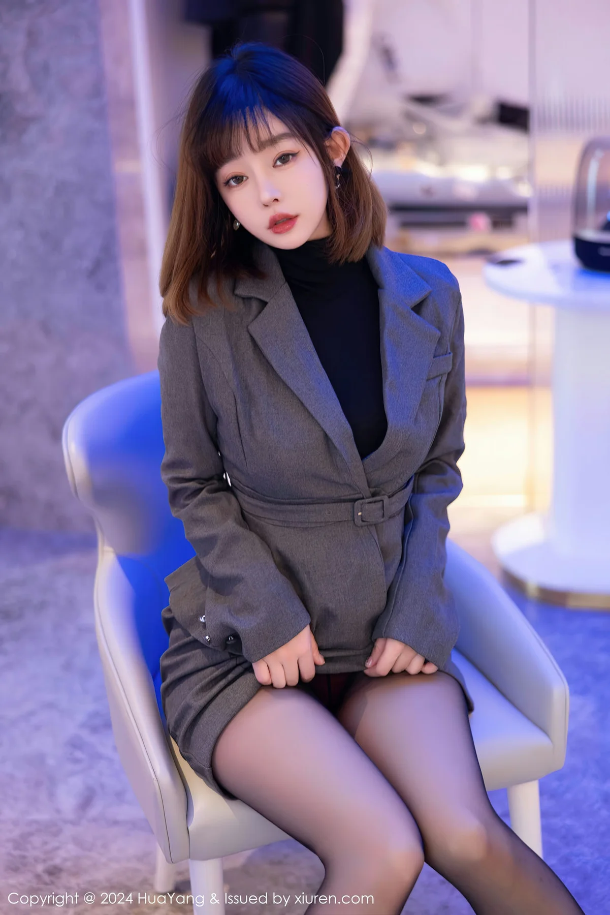 HuaYang 花漾show Vol.566 王雨纯 红色蕾丝内衣性感写真 - 7