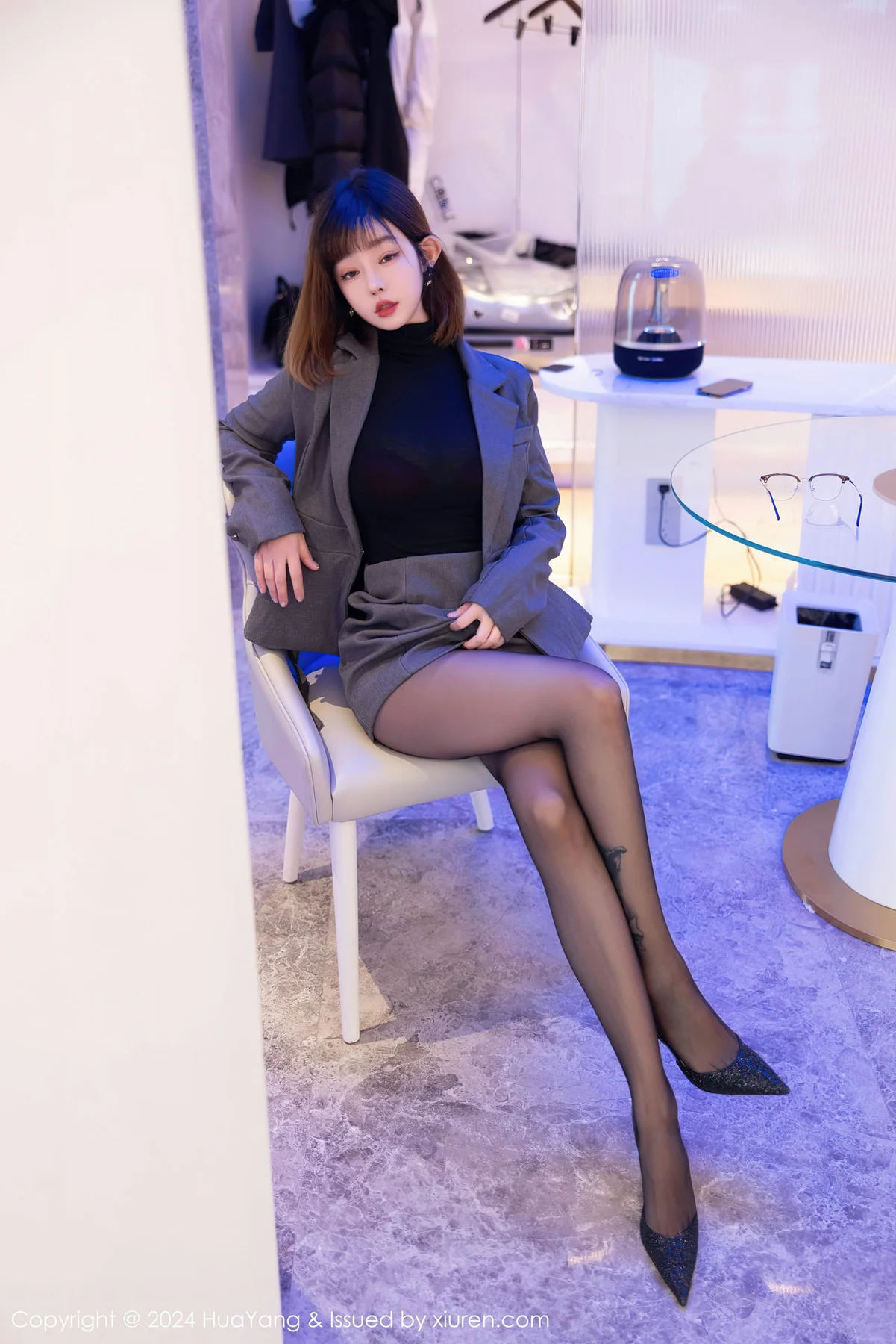 HuaYang 花漾show Vol.566 王雨纯 红色蕾丝内衣性感写真 - 4