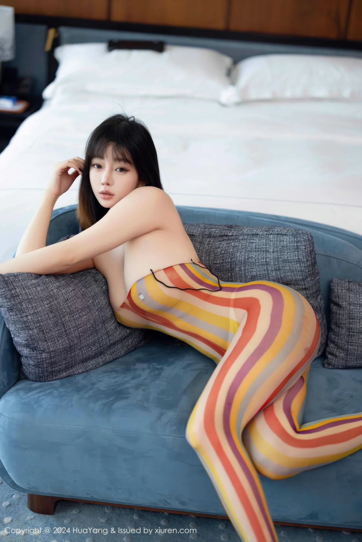 HuaYang 花漾show Vol.622 王雨纯 丝袜连体衣 - 6