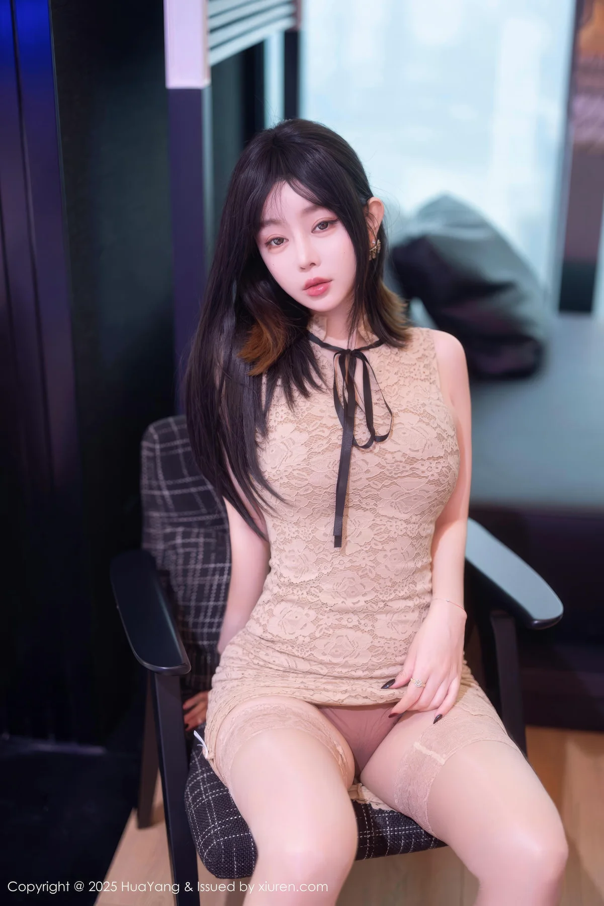 HuaYang 花漾show Vol.632 王雨纯 玉体翘臀美腿 - 3