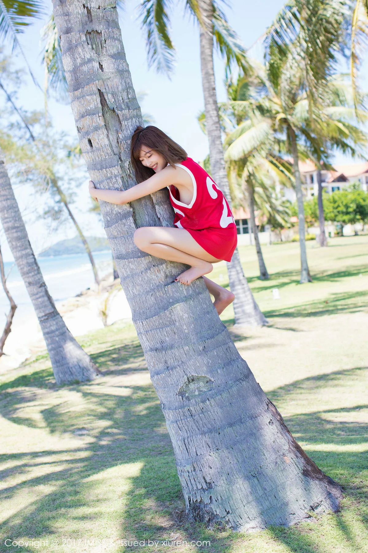 IMiss 爱蜜社 Vol.169 Modo 杨晨晨sugar 可爱沙滩短发美女 - 4