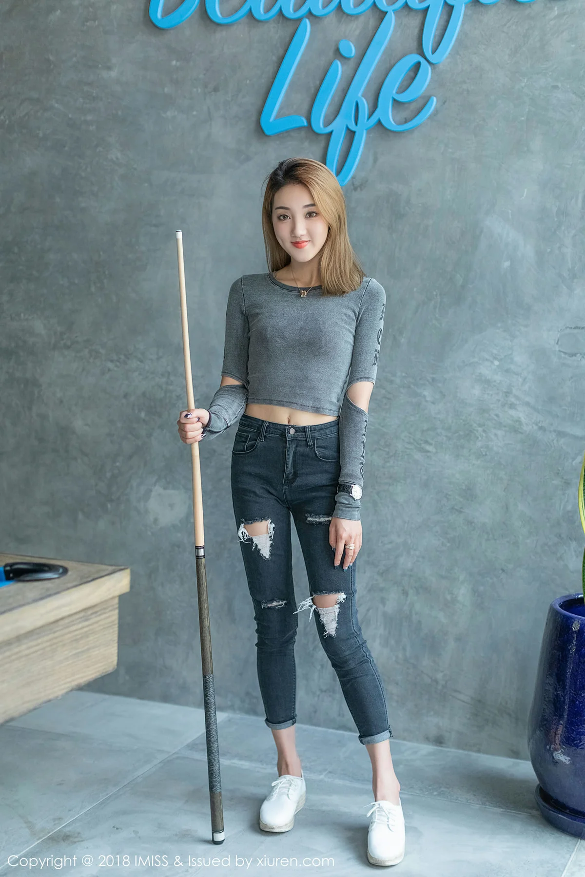 IMiss 爱蜜社 Vol.295 美琪vicky清纯小可爱 - 9