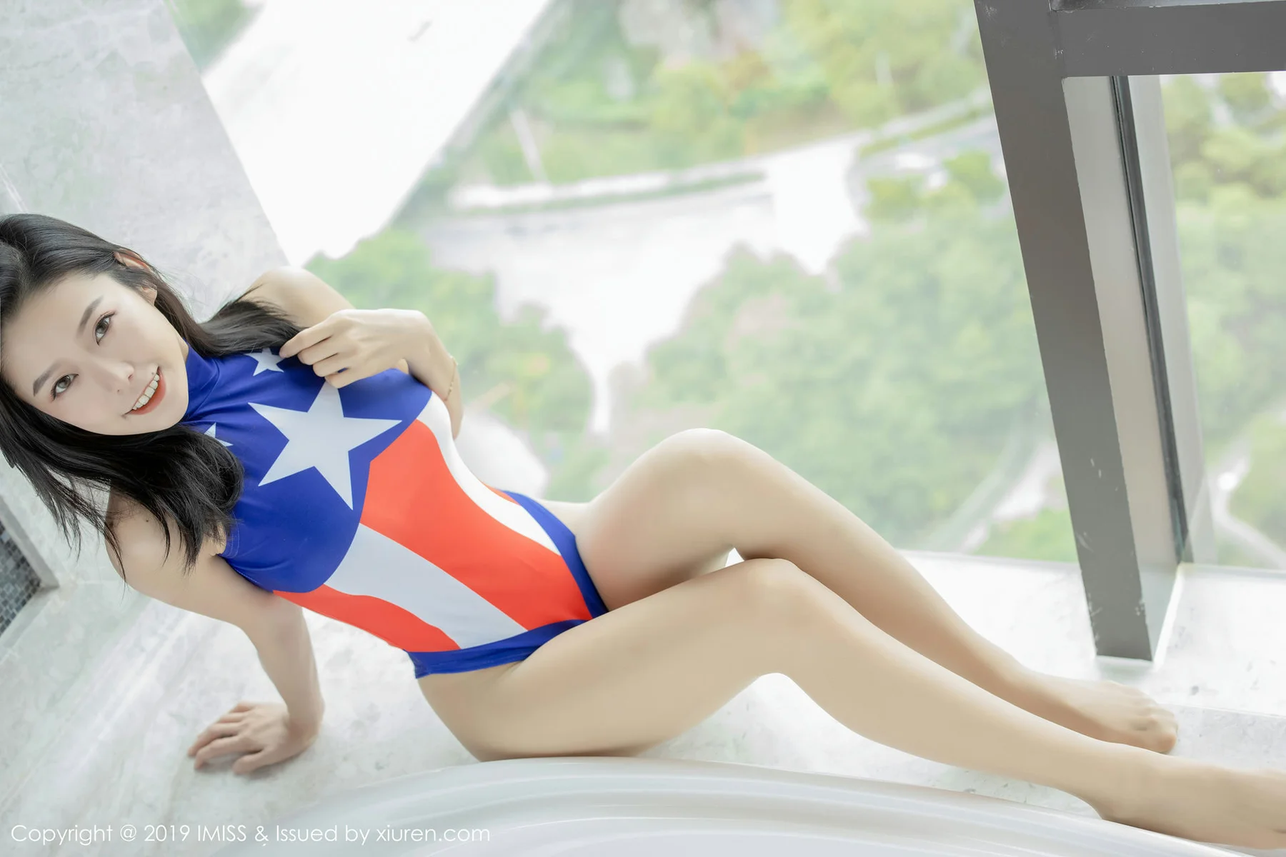 IMiss 爱蜜社 Vol.398 luvian本能浴室内上演性感内衣 - 1