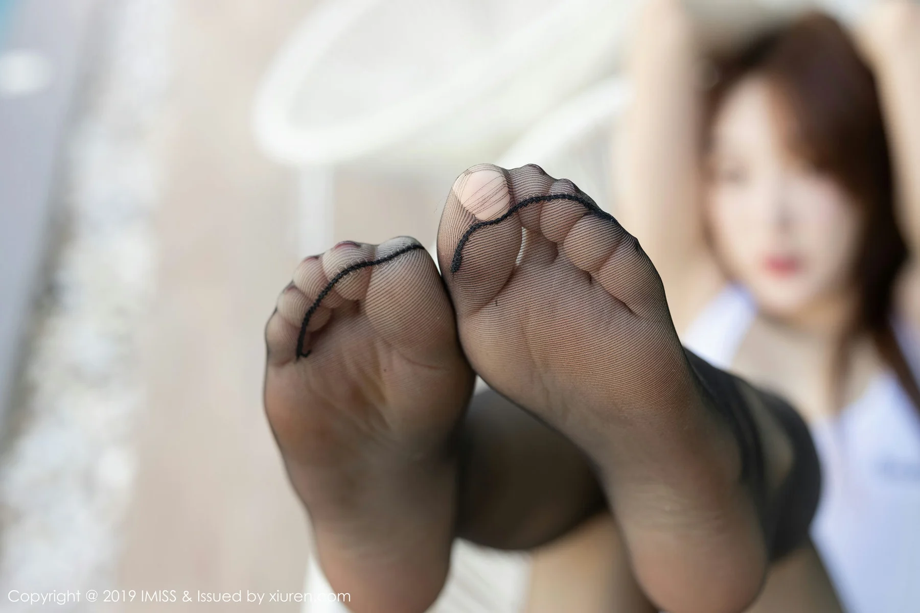 IMiss 爱蜜社 Vol.406 黑丝湿身 小九月泰国清迈旅拍 - 1