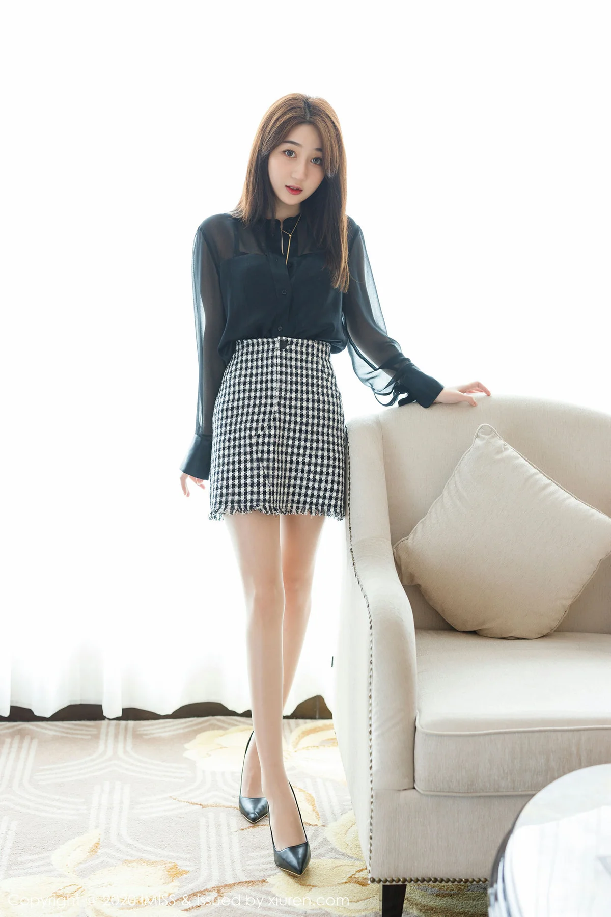 IMiss 爱蜜社 Vol.454 丝袜美腿写真 九月生__ - 7