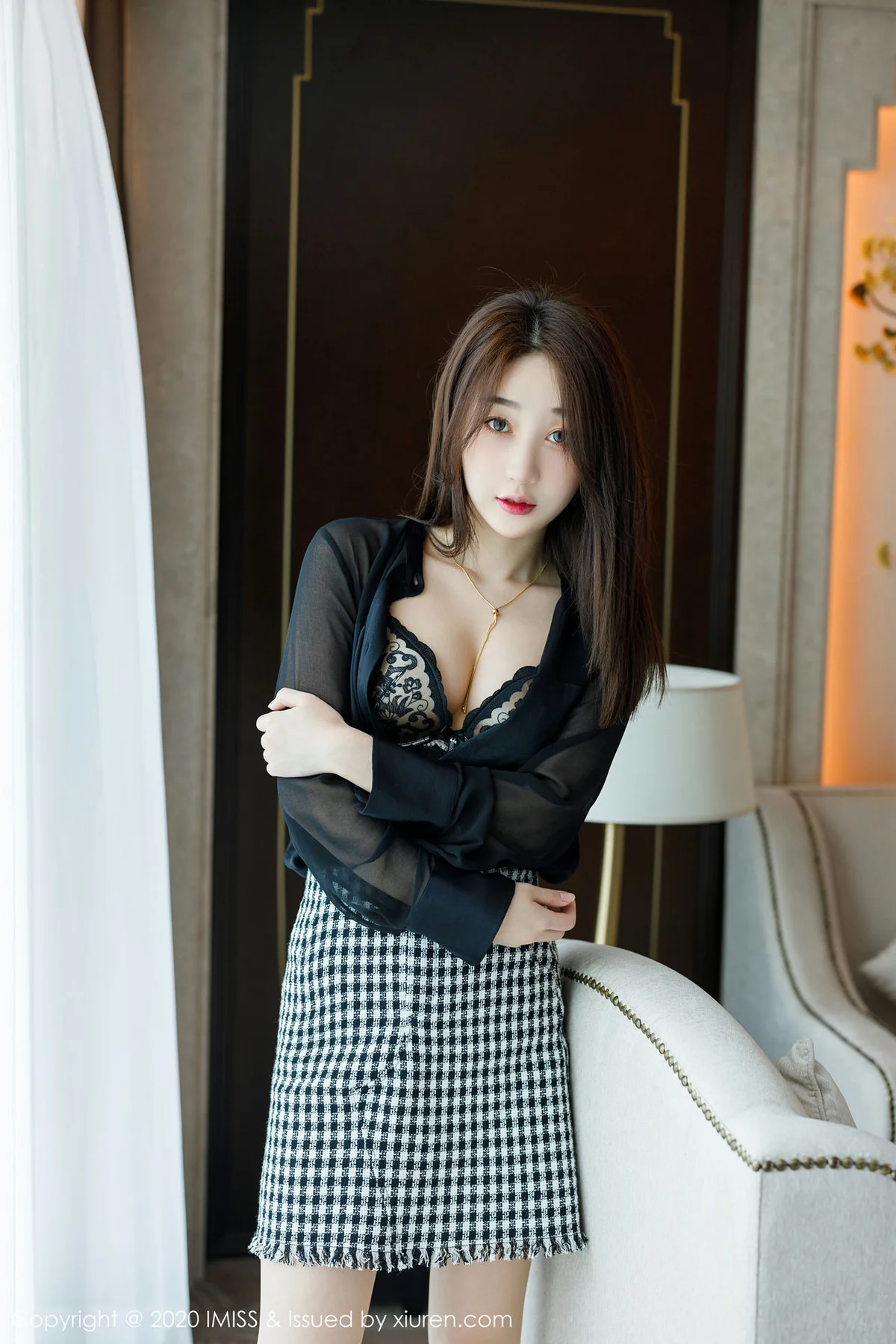 IMiss 爱蜜社 Vol.454 丝袜美腿写真 九月生__ - 1