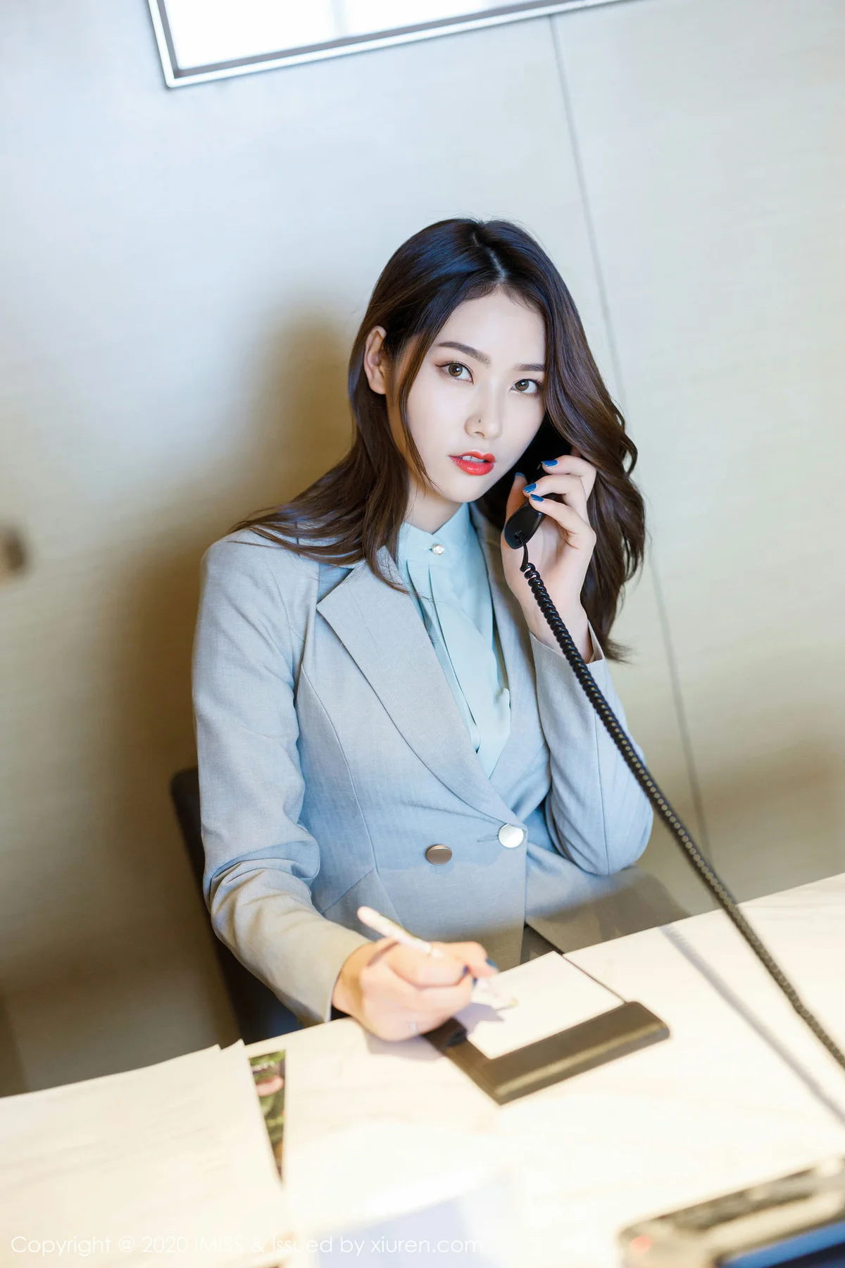 IMiss 爱蜜社 Vol.466 制服美腿写真 方子萱 性感丝袜美腿... - 10