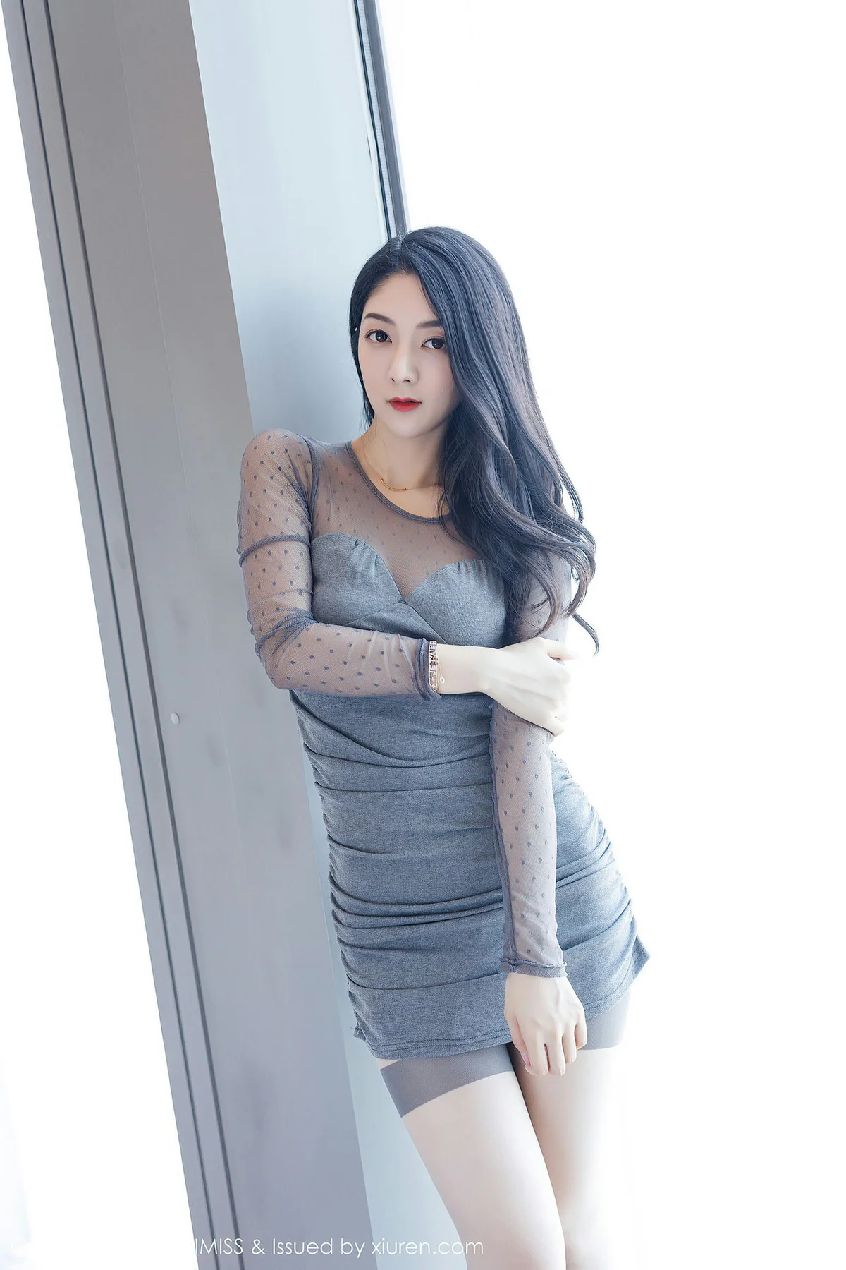 IMiss 爱蜜社 Vol.479 小热巴 灰丝美腿 - 3