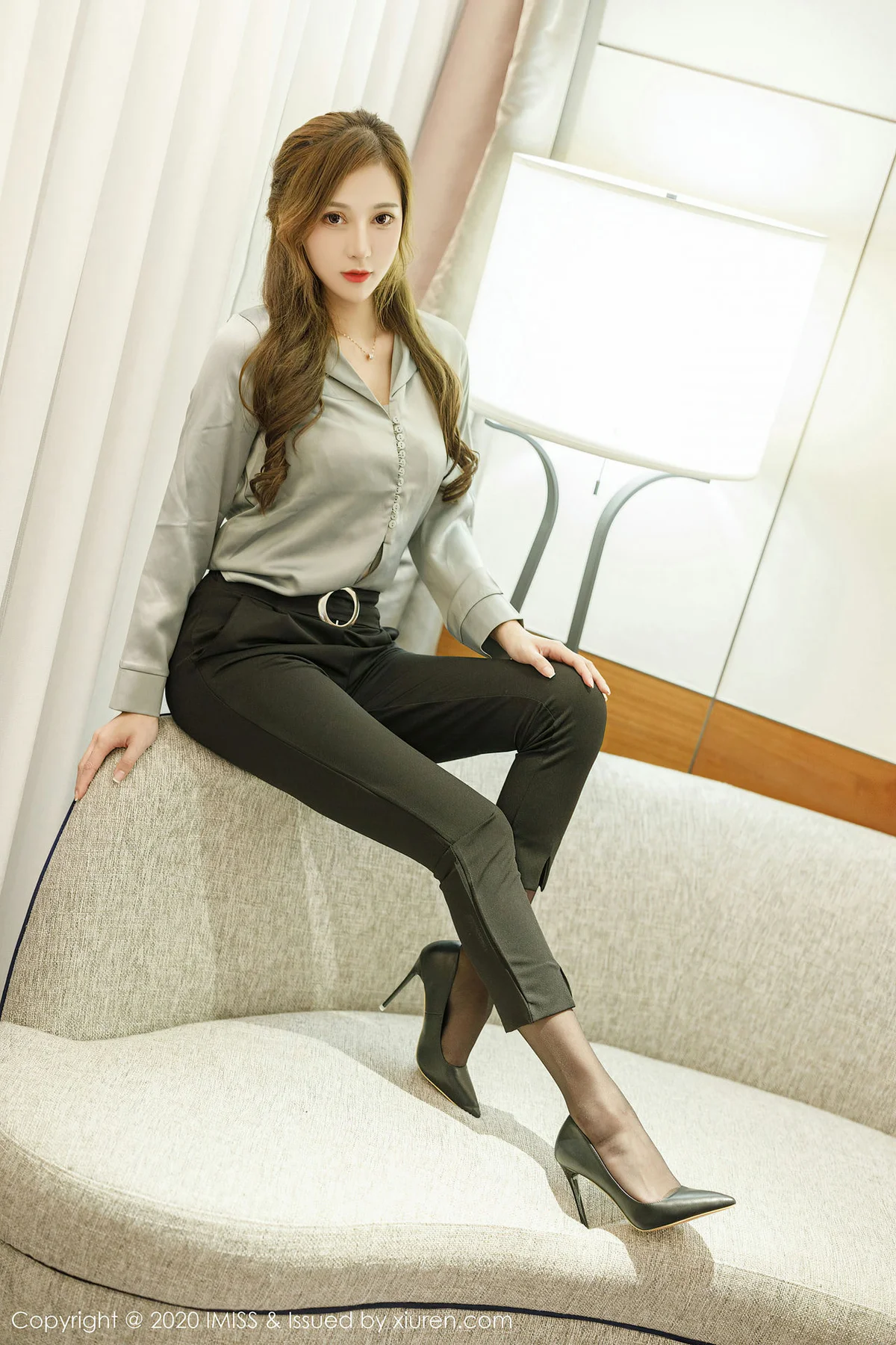 IMiss 爱蜜社 Vol.492 黑丝美腿 lavinia肉肉 - 8