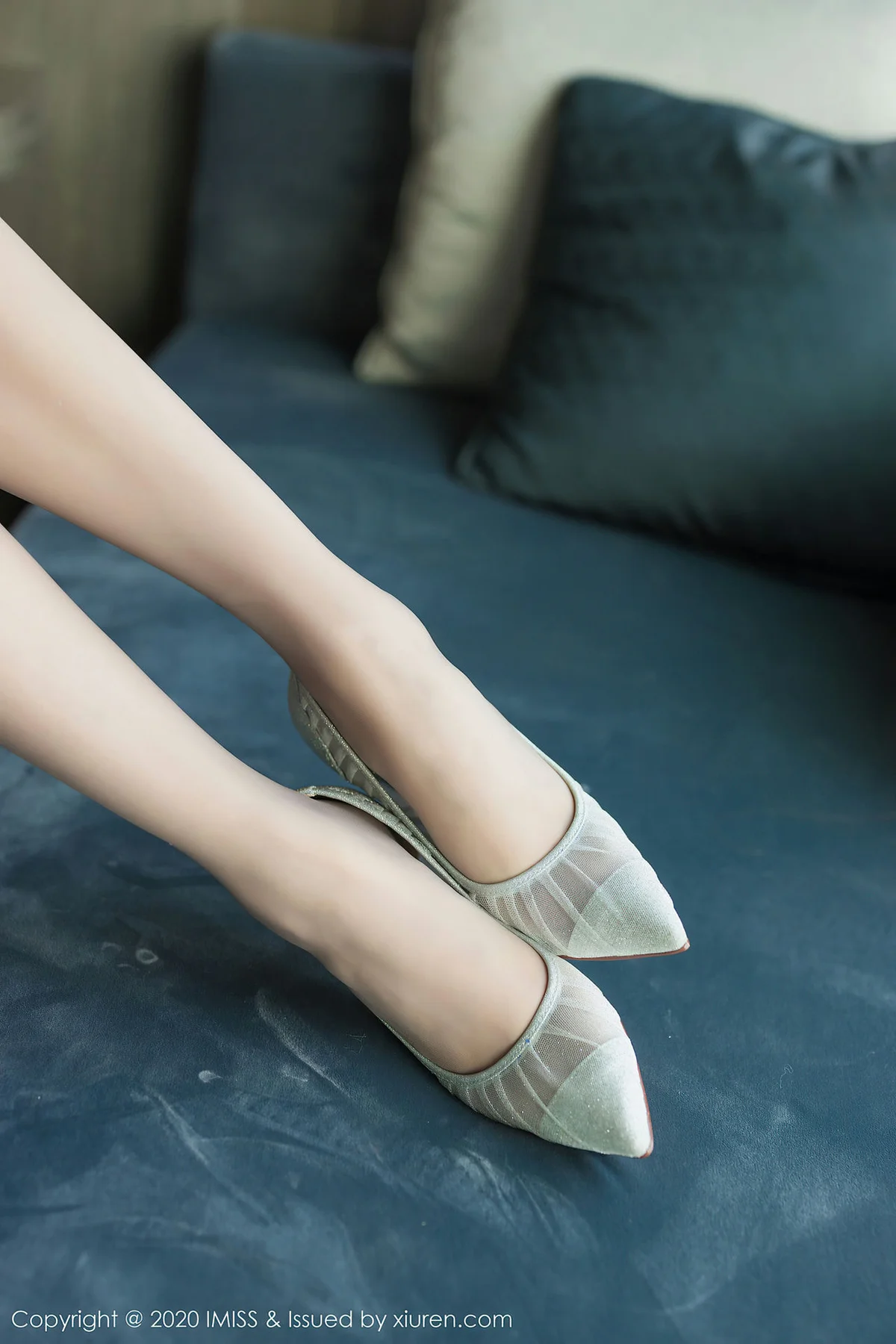 IMiss 爱蜜社 Vol.497 evon lavinia肉肉 朦胧黑丝美腿 - 7