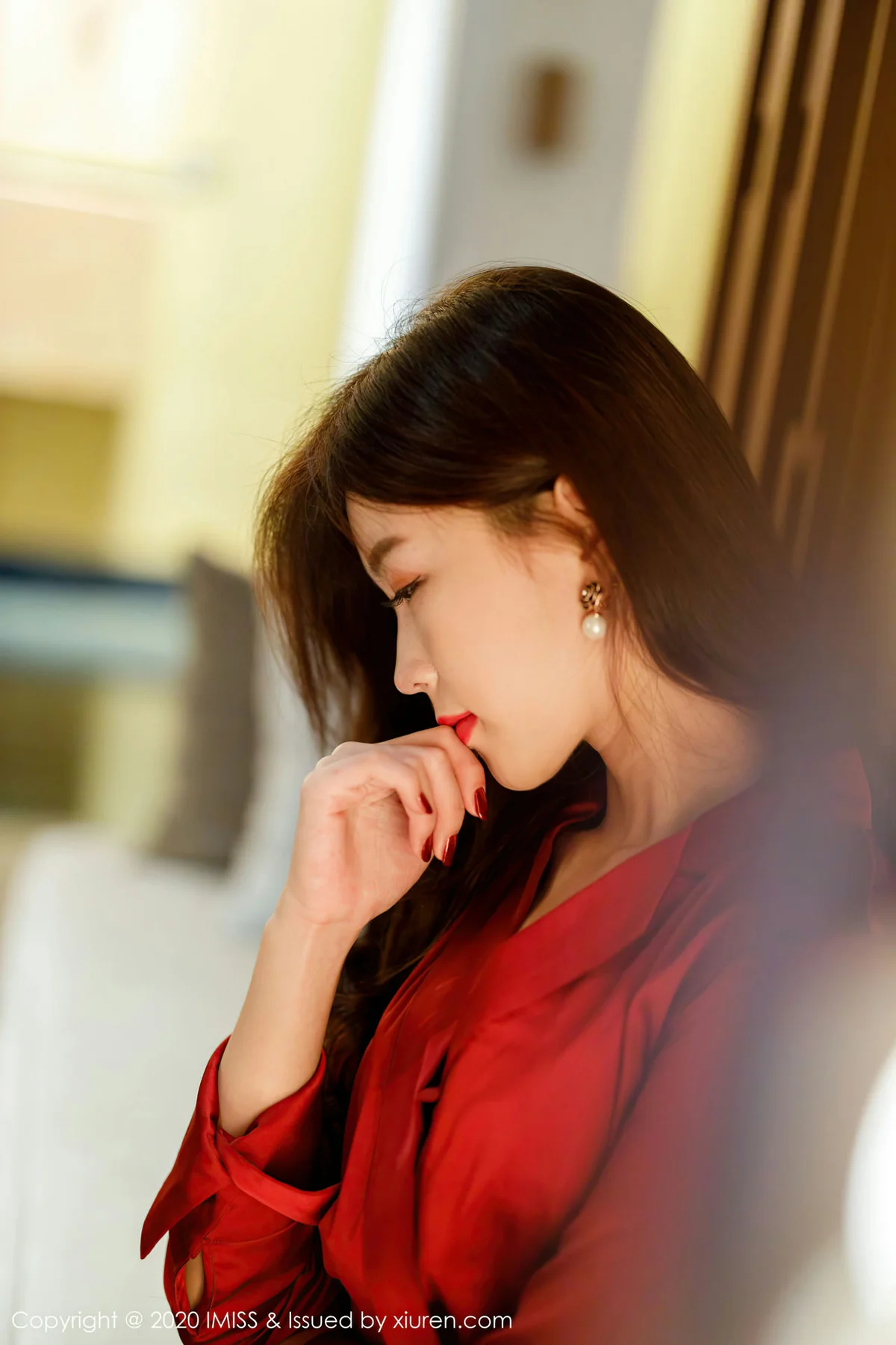 IMiss 爱蜜社 Vol.502 杨紫嫣cynthia 典雅礼裙魅惑丝袜 - 7
