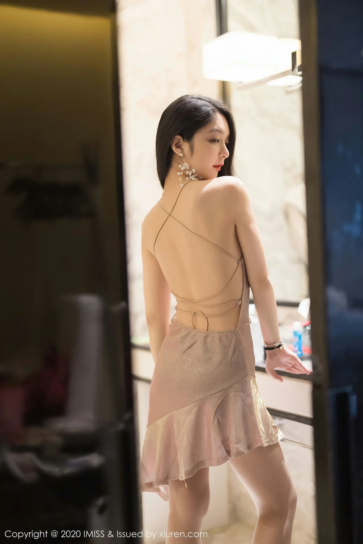 IMiss 爱蜜社 Vol.511 性感吊裙美腿 小热巴 - 3