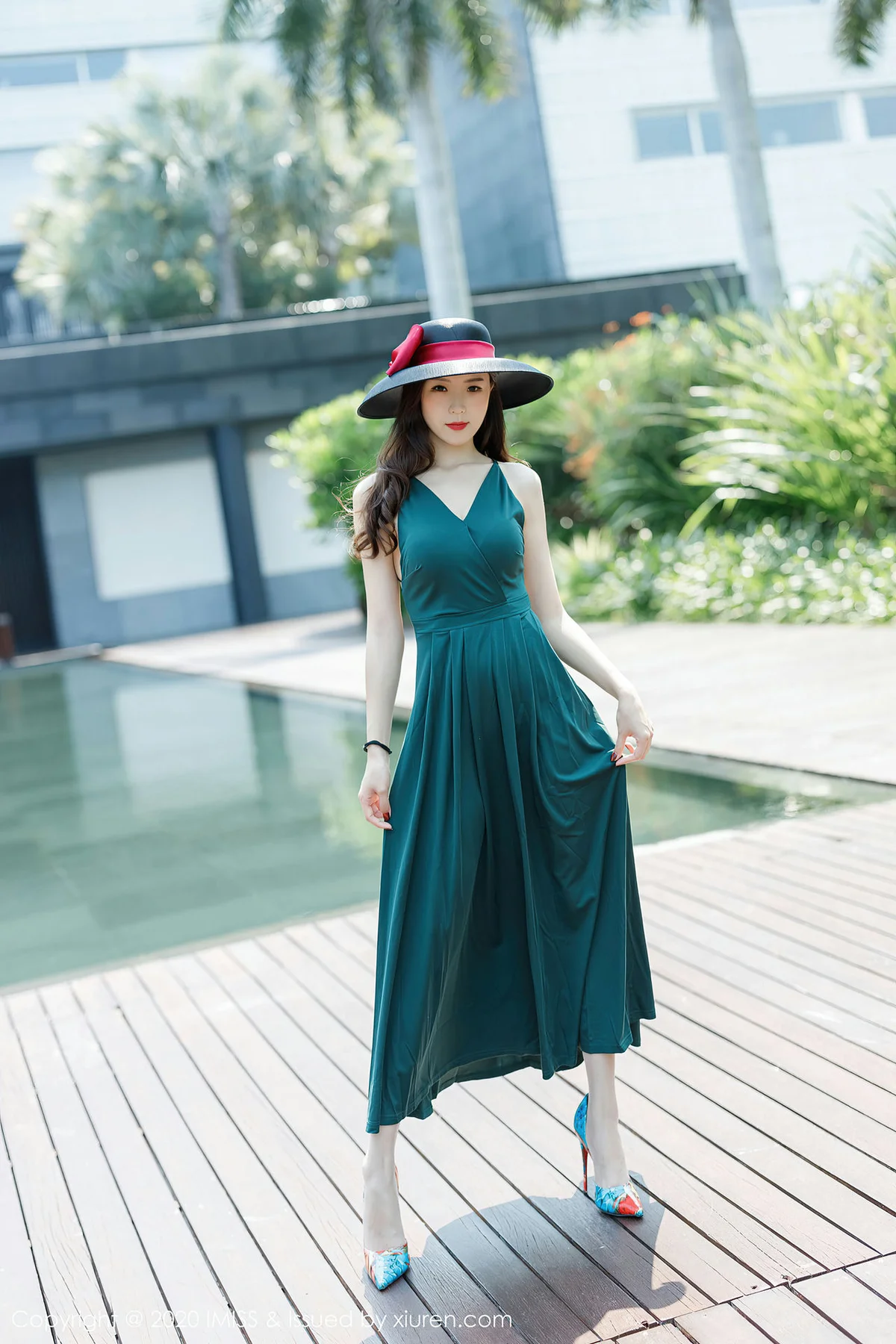 IMiss 爱蜜社 Vol.530 杨紫嫣cynthia 华丽典雅吊裙 - 1