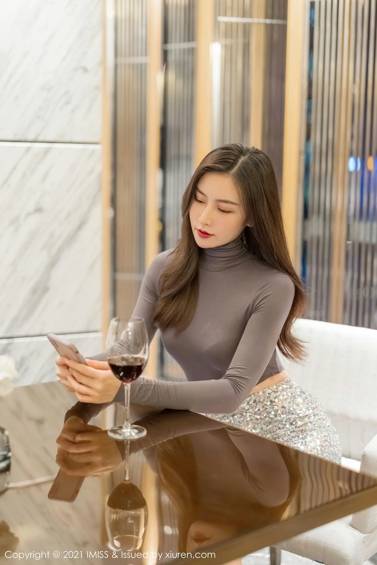 IMiss 爱蜜社 Vol.540 丝袜美腿都市OL Vanessa - 6