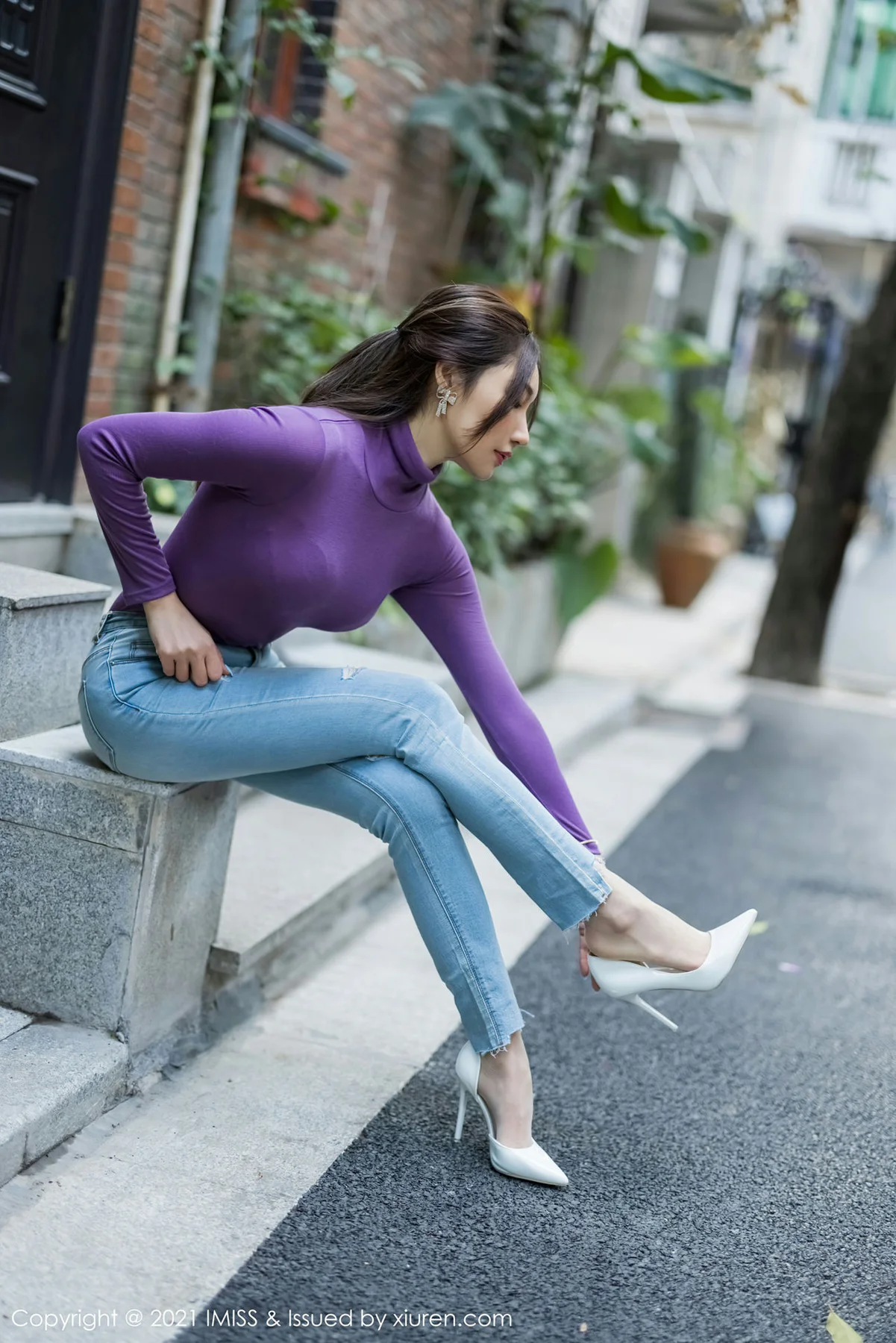 IMiss 爱蜜社 Vol.541 肉丝紧身衣 小狐狸 - 10