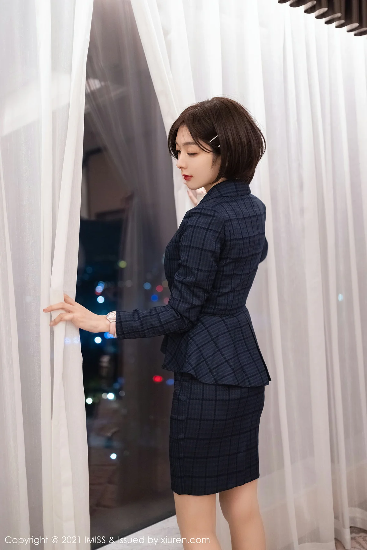 IMiss 爱蜜社 Vol.575 浴室中淋漓战法 Angela00 粉色睡衣 - 5