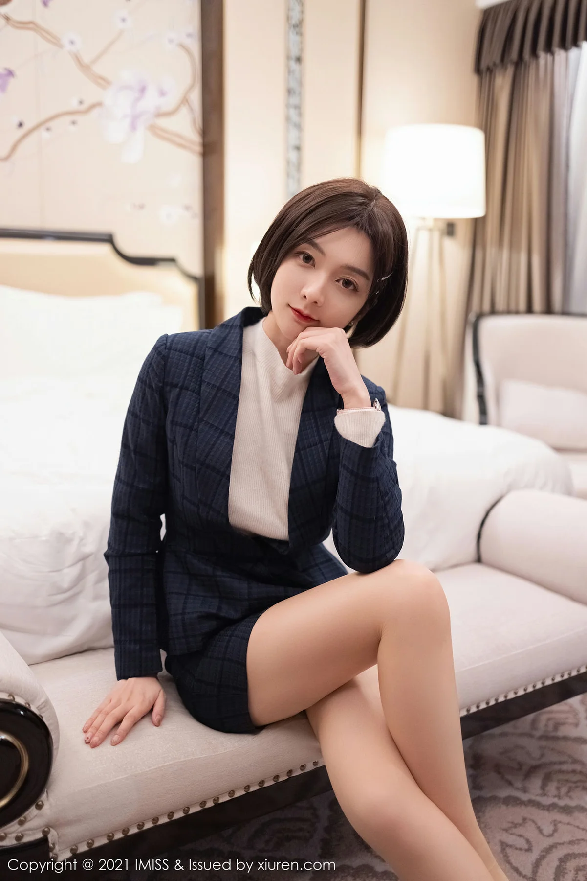 IMiss 爱蜜社 Vol.575 浴室中淋漓战法 Angela00 粉色睡衣 - 10