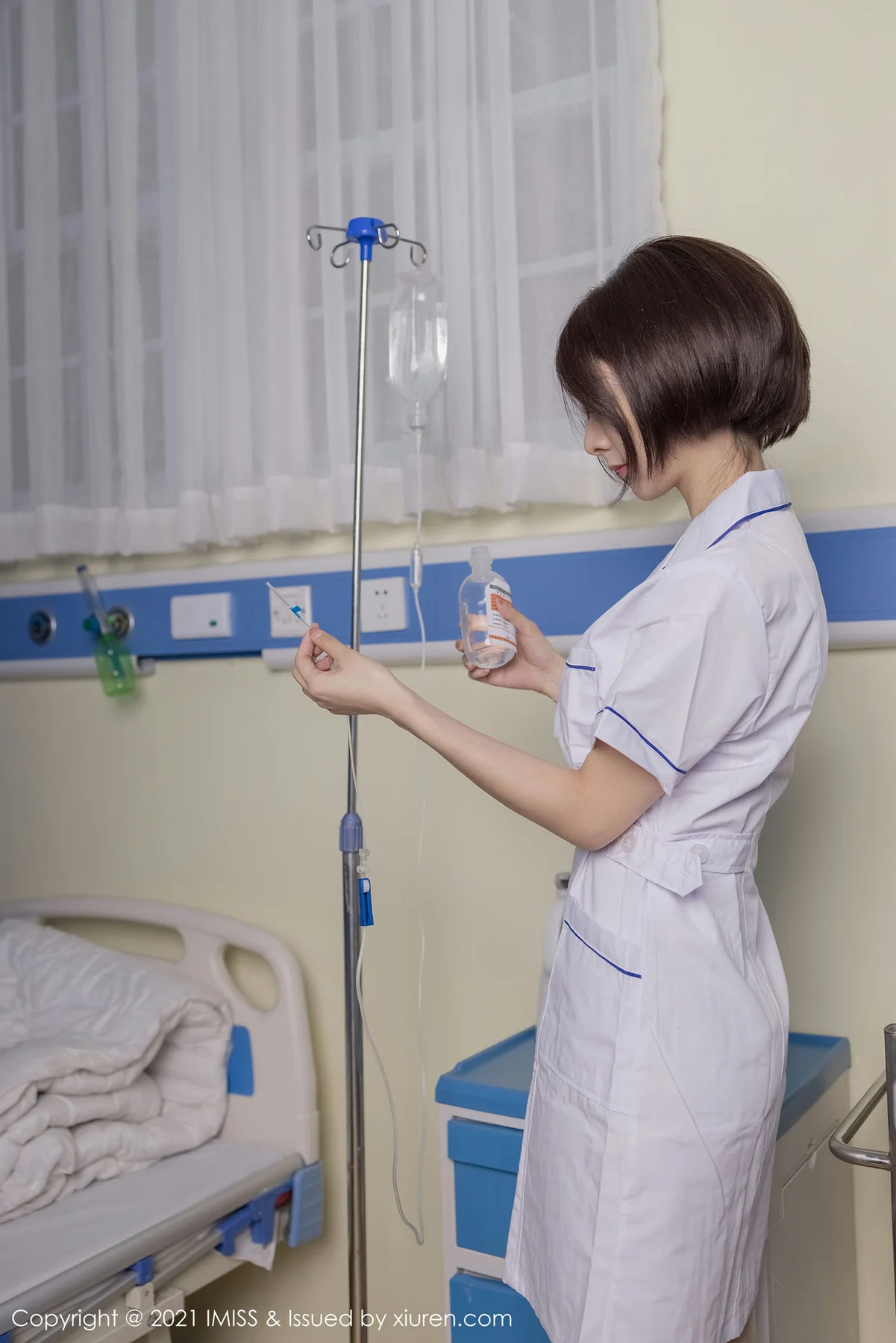 IMiss 爱蜜社 Vol.580 护士制服 Angela00 性感写真 - 4