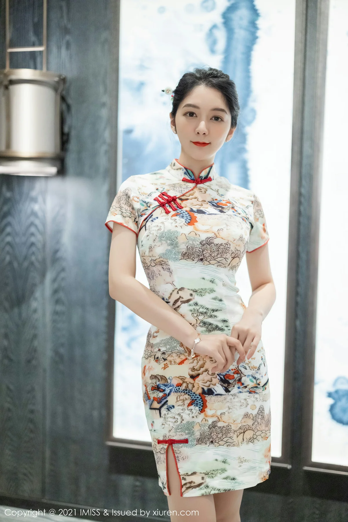 IMiss 爱蜜社 Vol.593 浪漫韵味旗袍 Angela00 性感写真 - 6