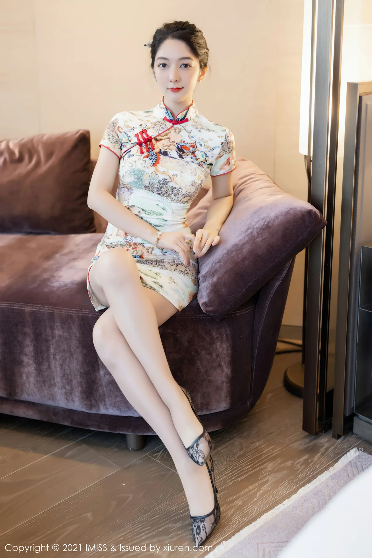 IMiss 爱蜜社 Vol.593 浪漫韵味旗袍 Angela00 性感写真 - 10