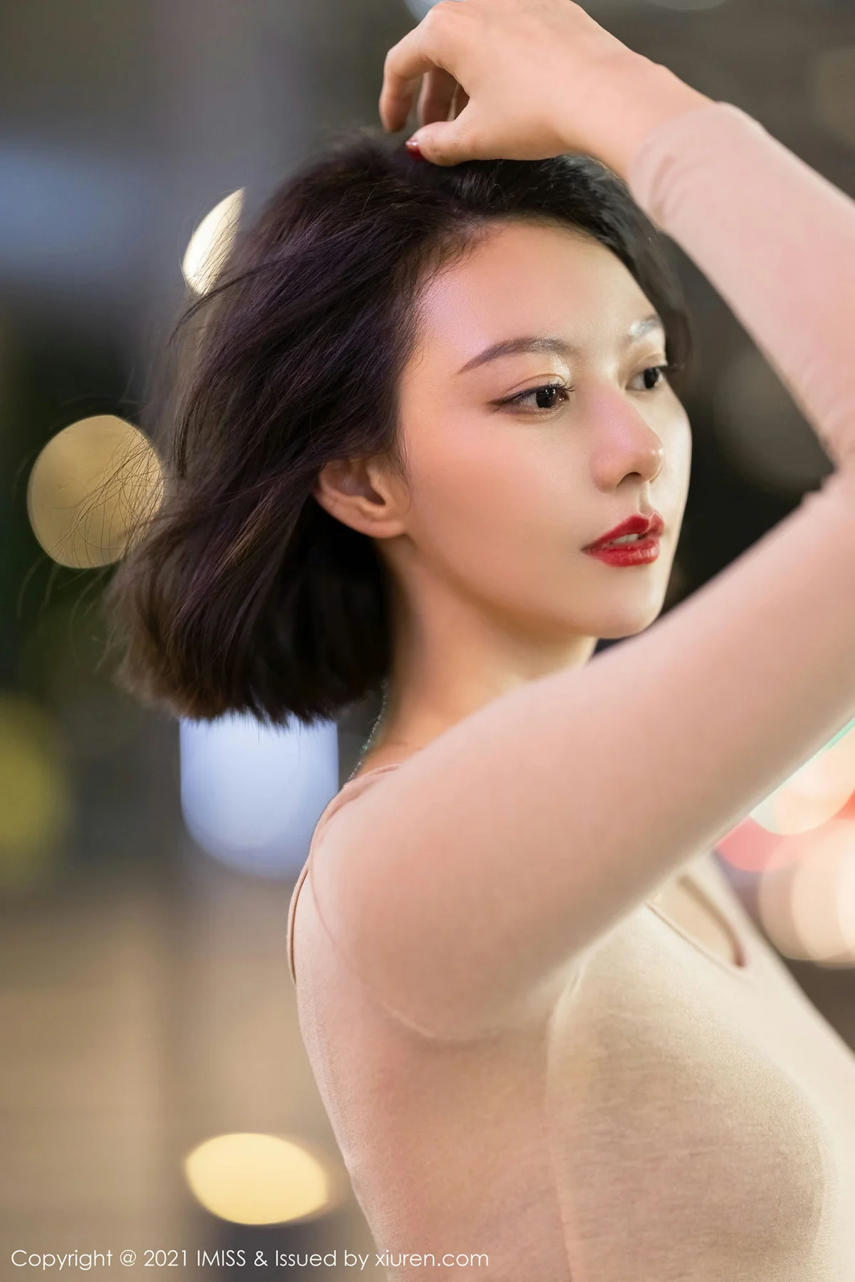 IMiss 爱蜜社 Vol.600 外拍牛仔  艺轩 气质美女写真2 - 4