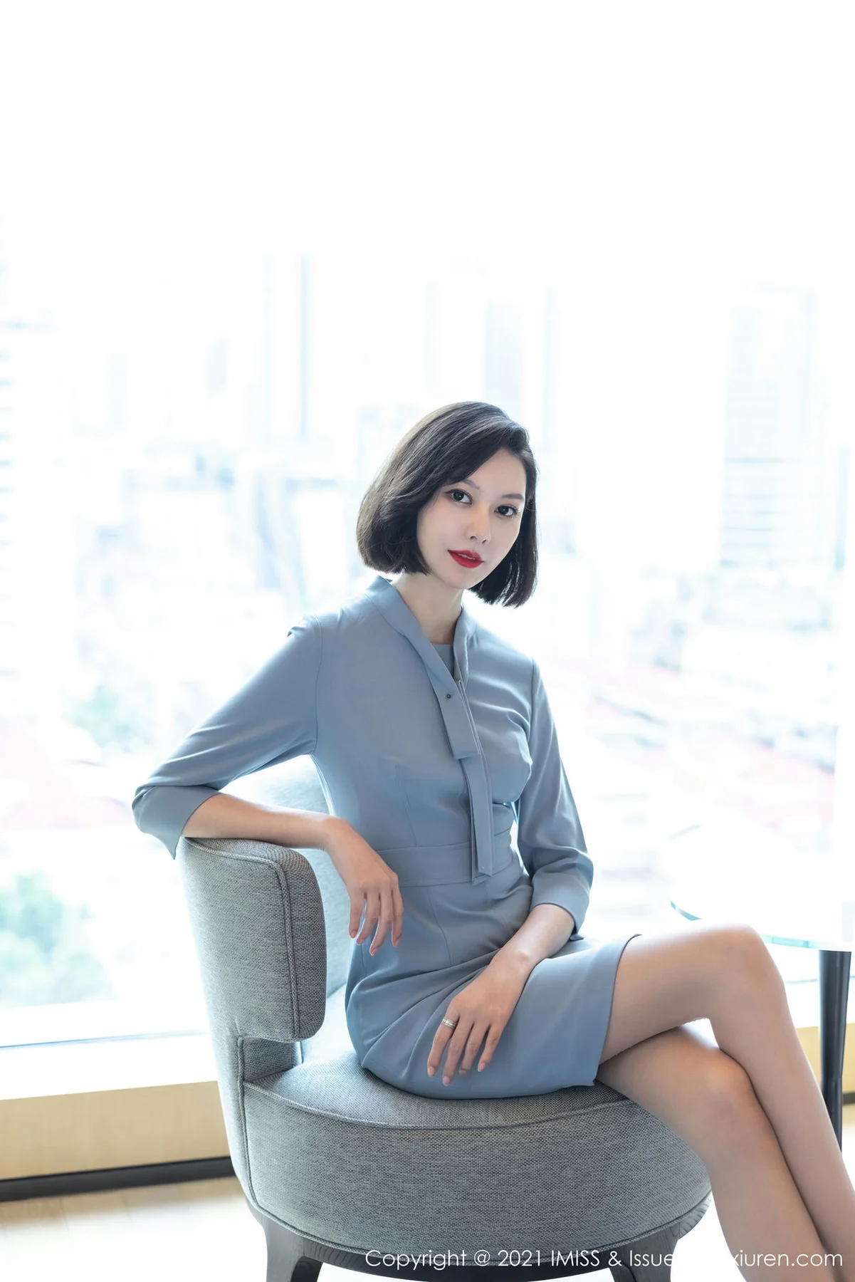 IMiss 爱蜜社 Vol.609 镂空内衣与丝袜 艺轩 性感写真2 - 5