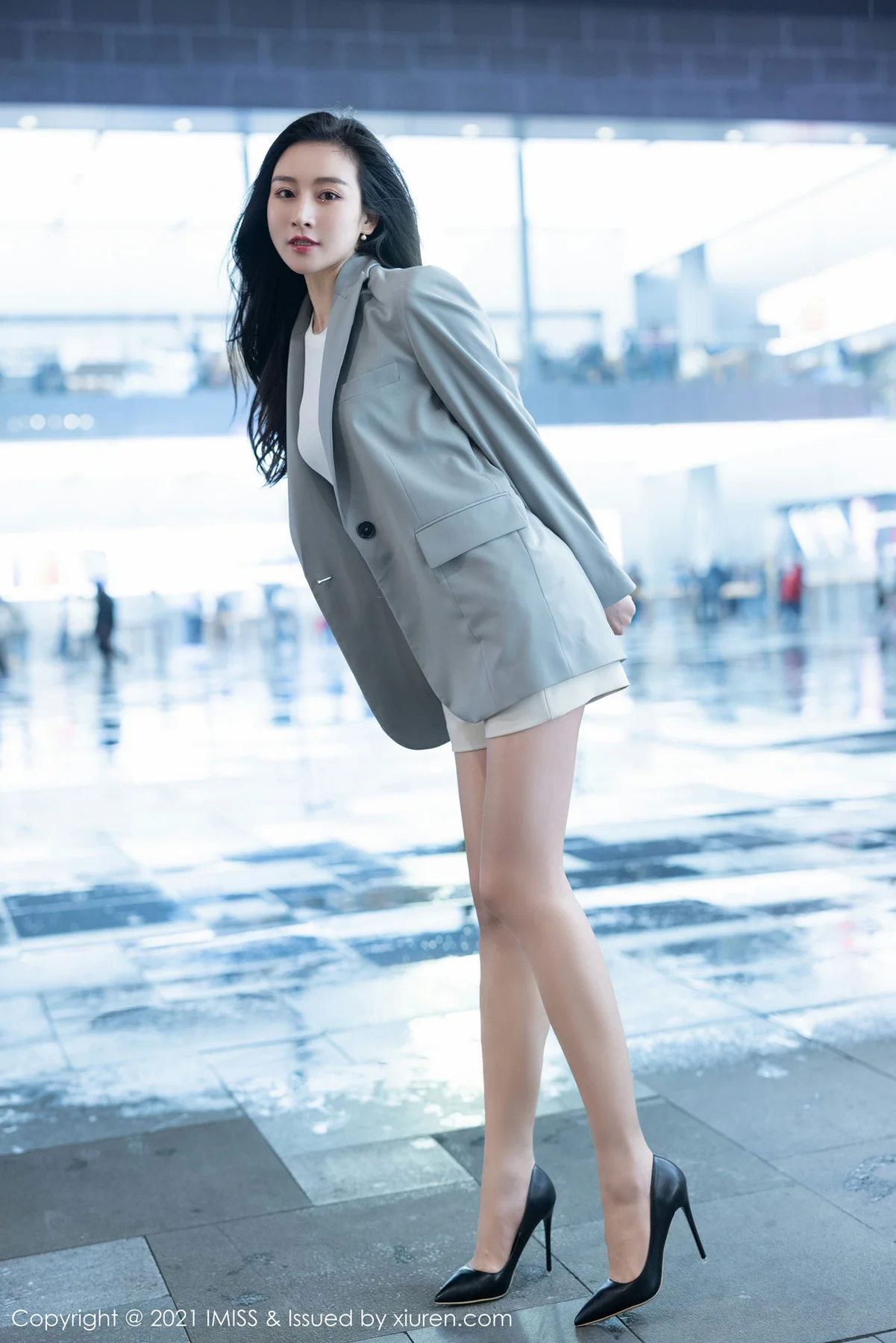 IMiss 爱蜜社 Vol.610  朦胧美腿 Vanessa 气质美女3 - 6