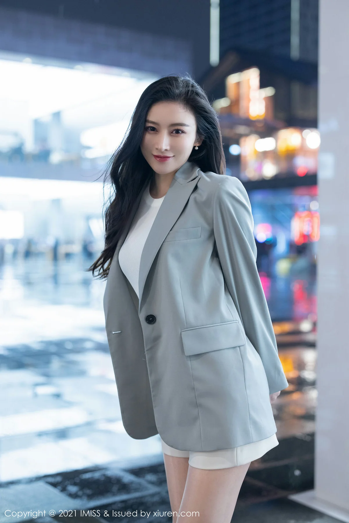 IMiss 爱蜜社 Vol.610  朦胧美腿 Vanessa 气质美女3 - 7